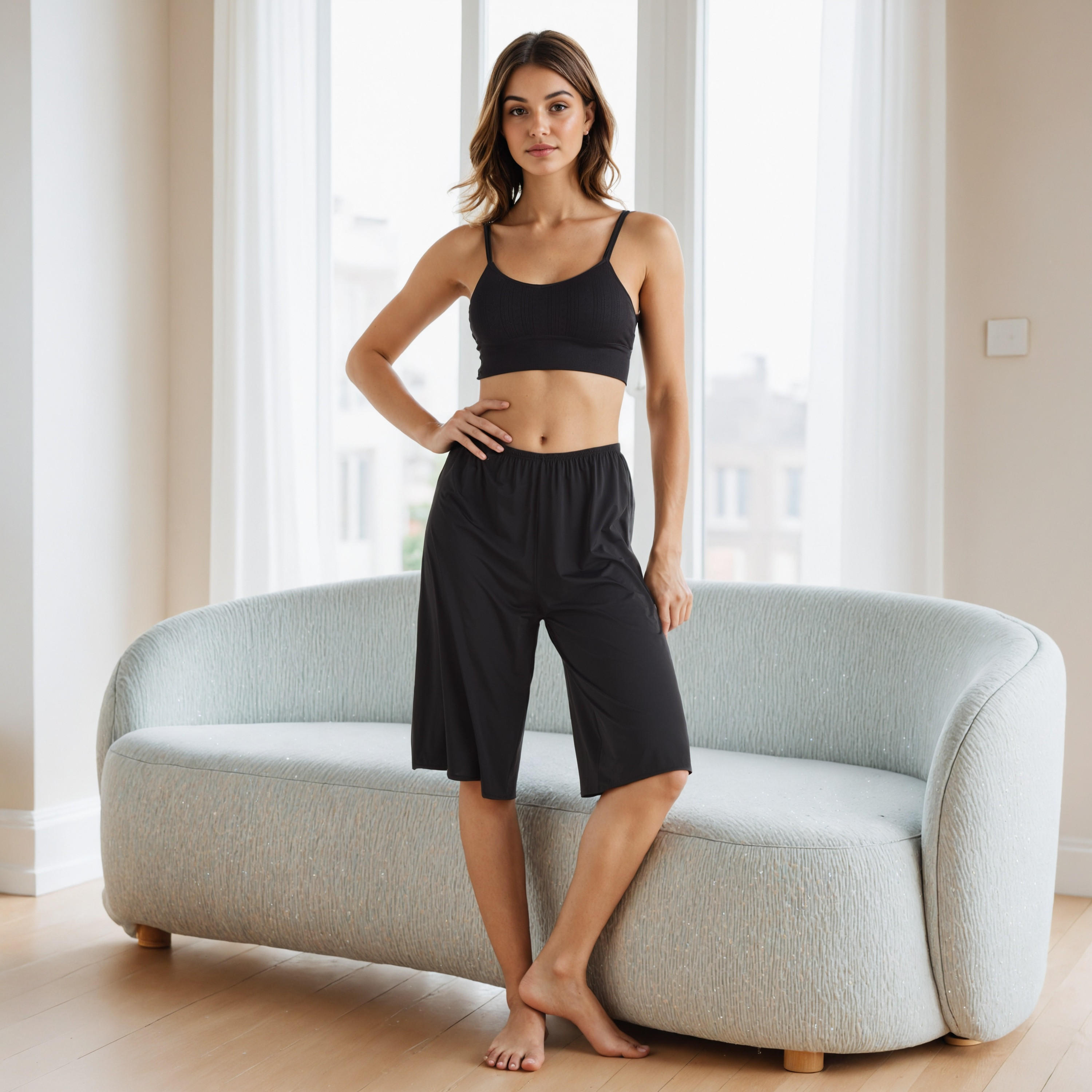 Culottes with Elasticated Waistband-women-clothing-lingerie-shapewear-image-2