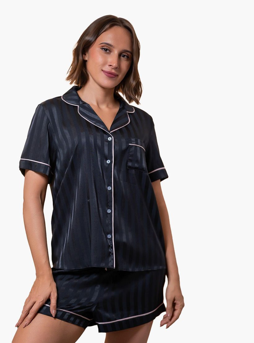 Aadaraya Short Set Shirt & Shorts-women-clothing-nightwear-pyjamas-shortsets-image-1