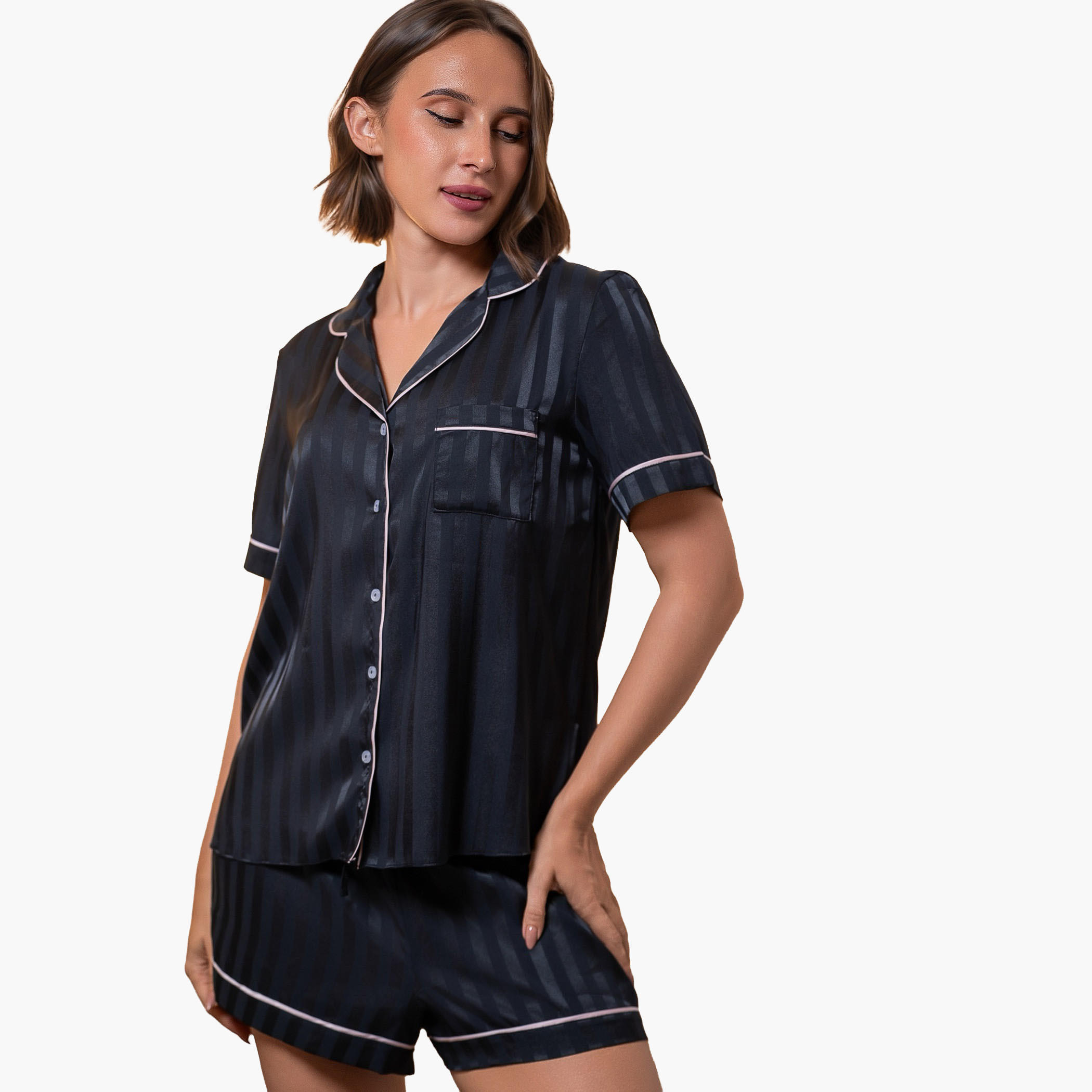 Aadaraya Short Set Shirt & Shorts-women-clothing-nightwear-pyjamas-shortsets-image-3