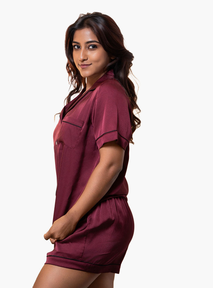 Aadaraya Short Set Shirt & Shorts-women-clothing-nightwear-pyjamas-shortsets-image-2