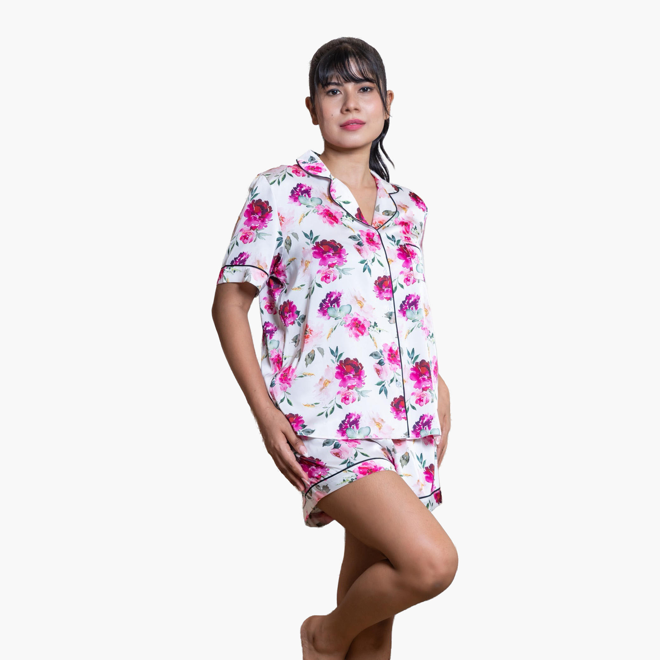 Aadaraya Short Set Shirt & Shorts-women-clothing-nightwear-pyjamas-shortsets-image-3