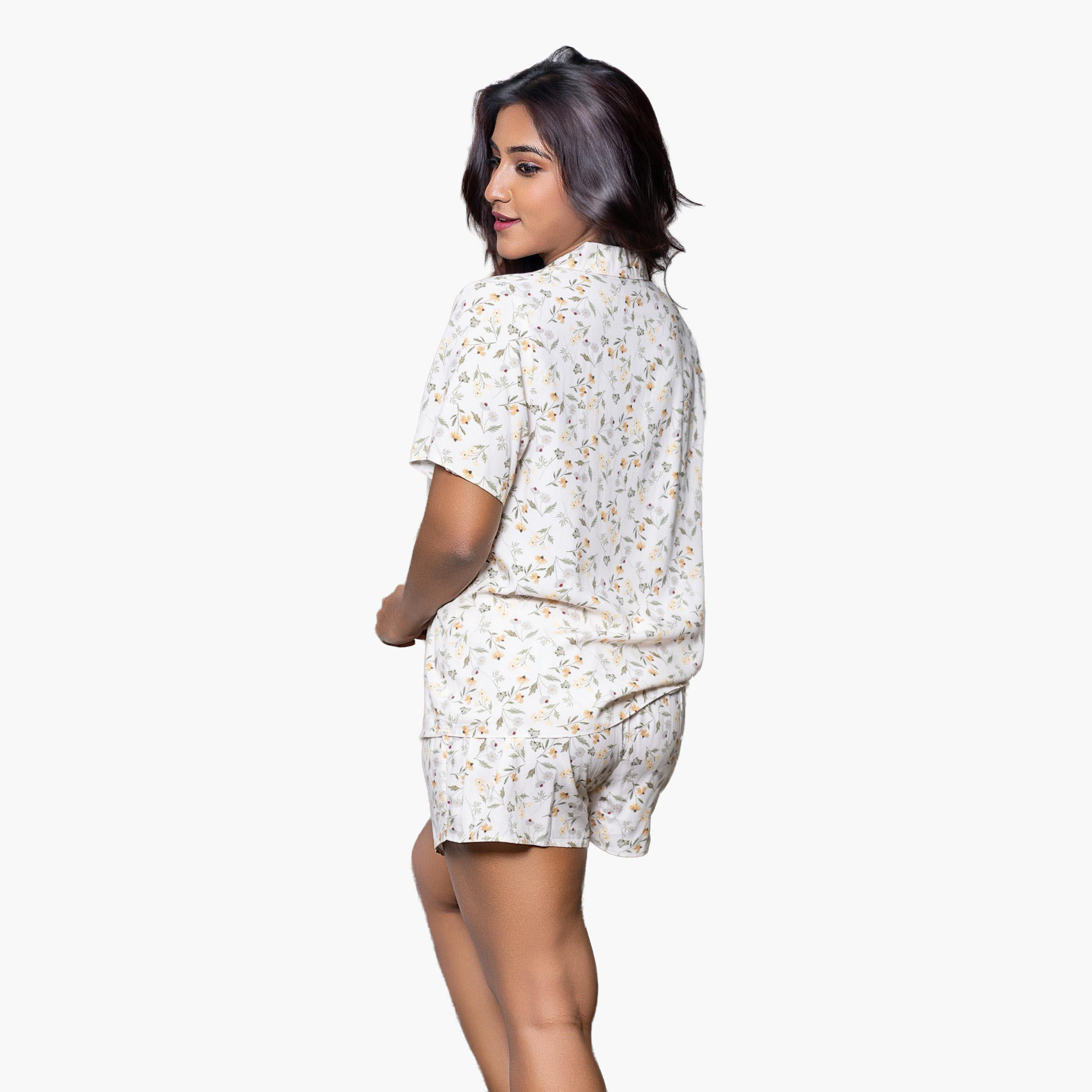 Aadaraya Pyjama Short Set Shirt and Shorts-women-clothing-nightwear-pyjamas-shortsets-image-2