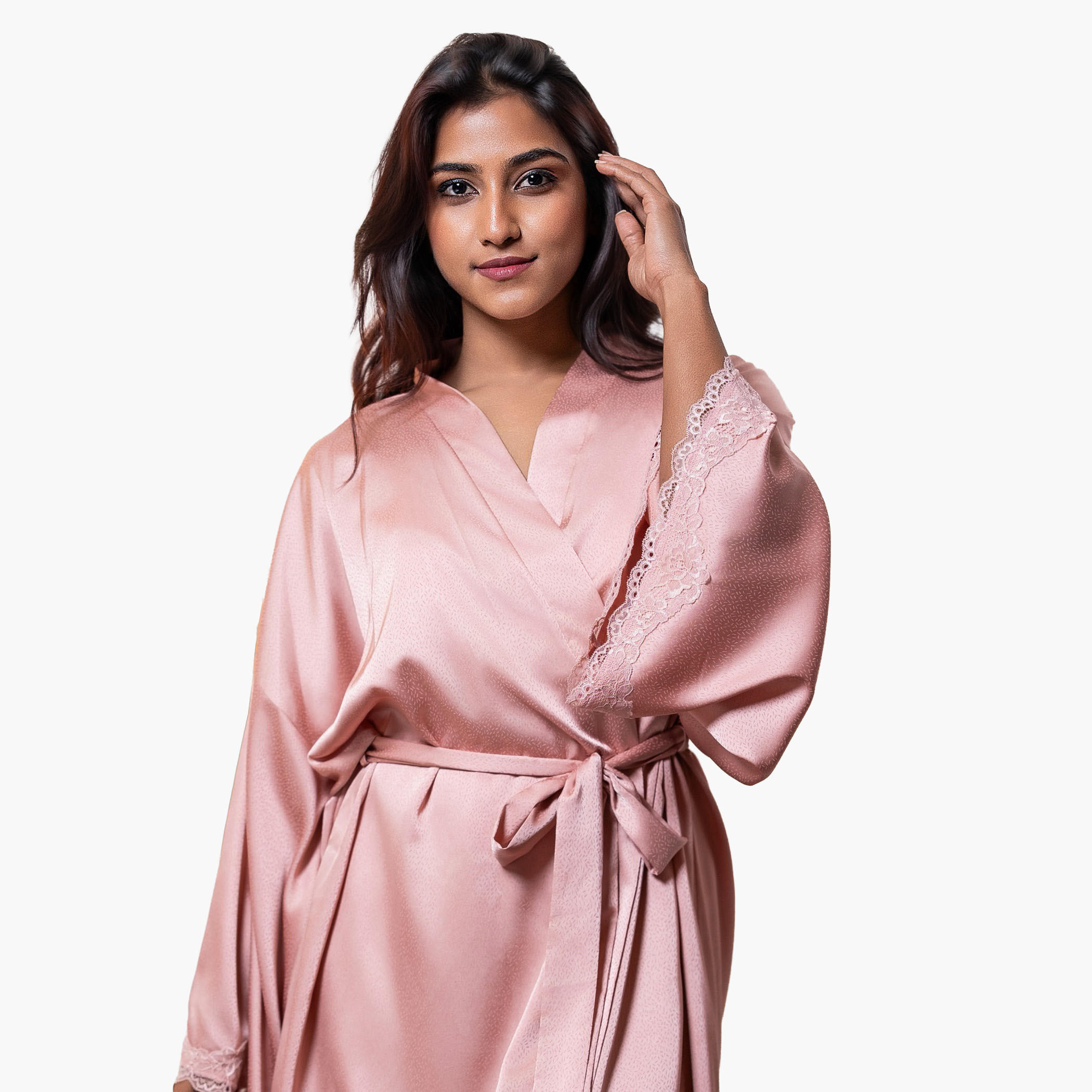 روب نوم قصير من آدارايا-women-clothing-nightwear-robes-image-2