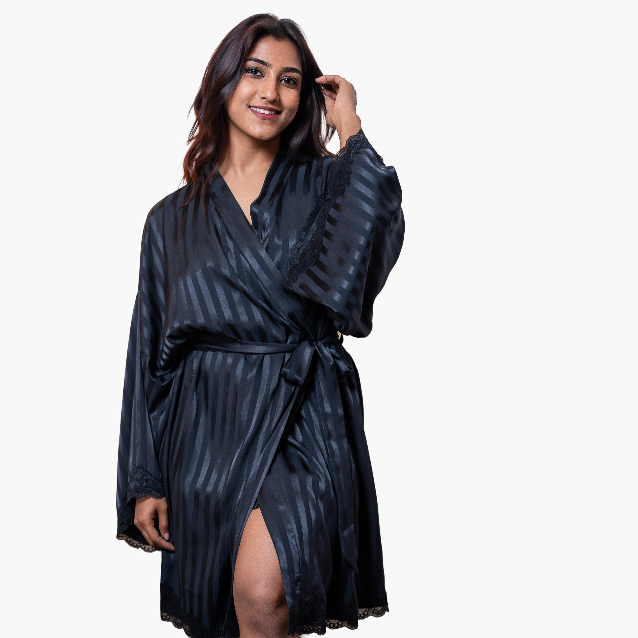 Aadaraya Night Robe Short-women-clothing-nightwear-robes-image-1