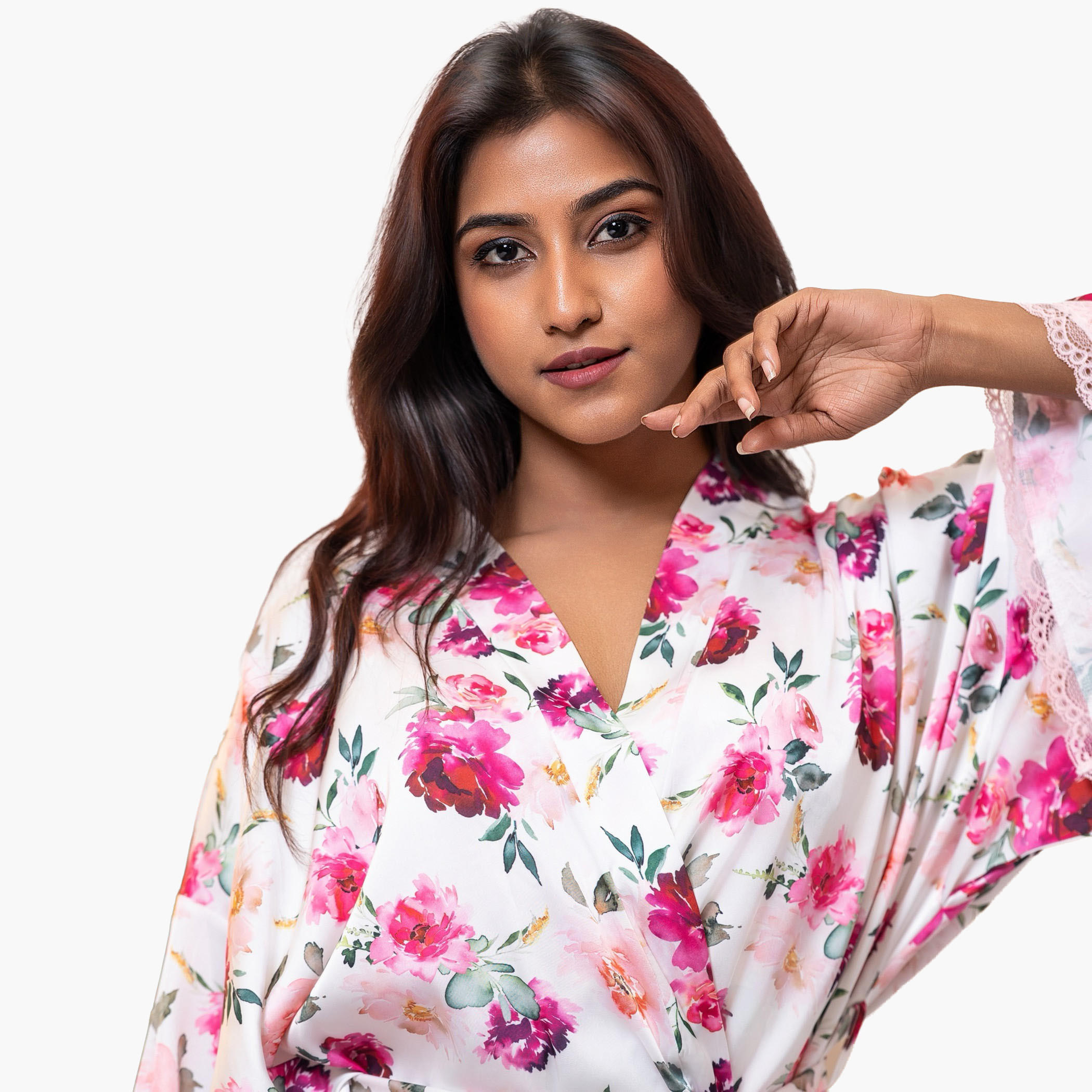 روب نوم قصير من آدارايا-women-clothing-nightwear-robes-image-1