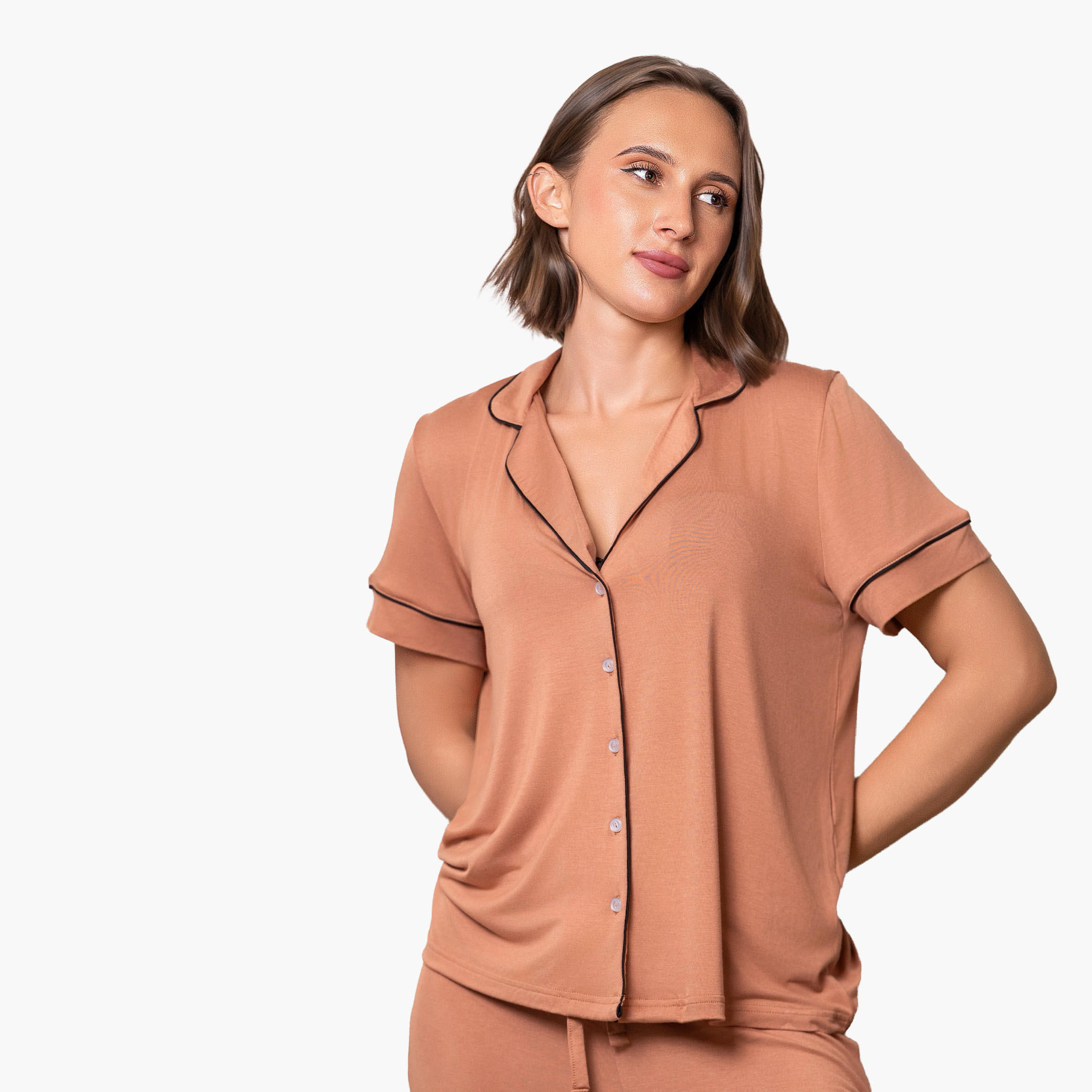 Aadaraya Pyjama Set Shirt and Pants Rayon-women-clothing-nightwear-pyjamas-longsets-image-4