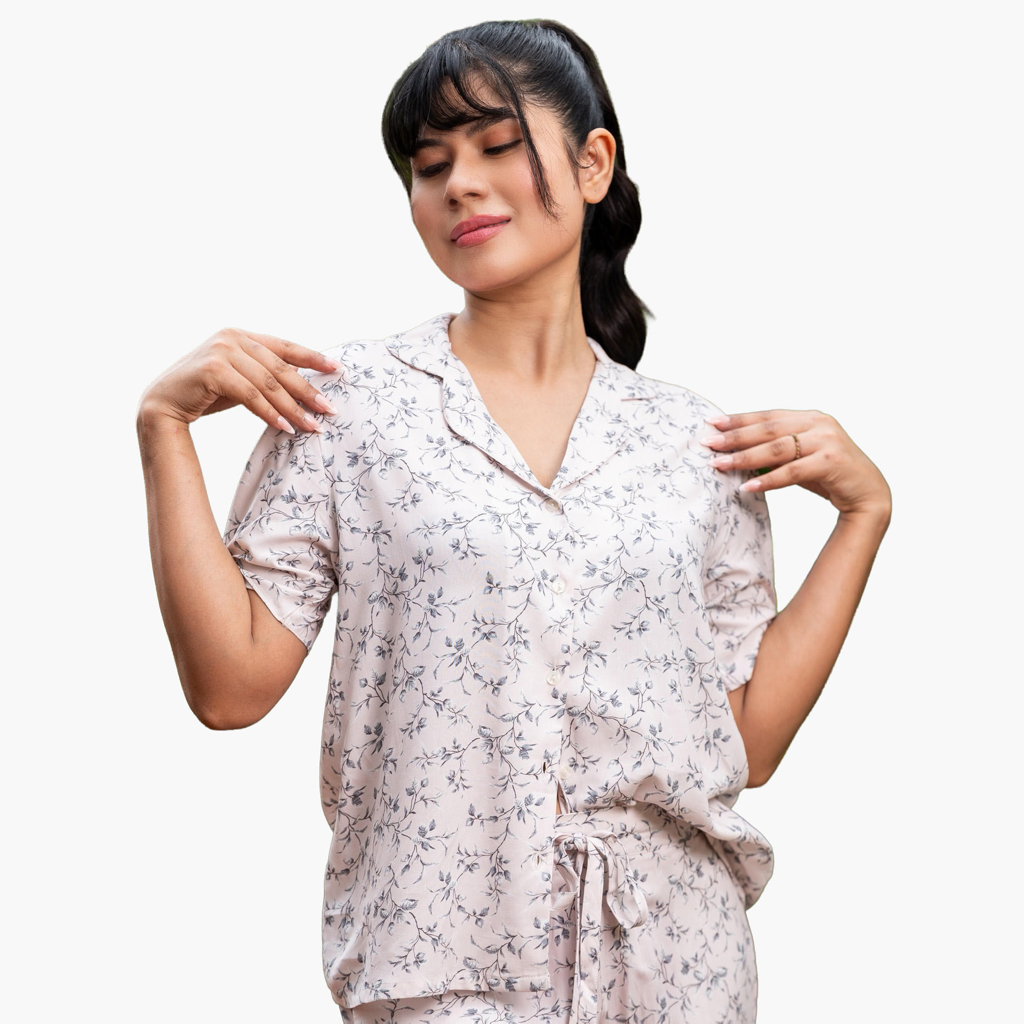 Aadaraya Pyjama Set Shirt and Trousers-women-clothing-nightwear-pyjamas-longsets-image-3