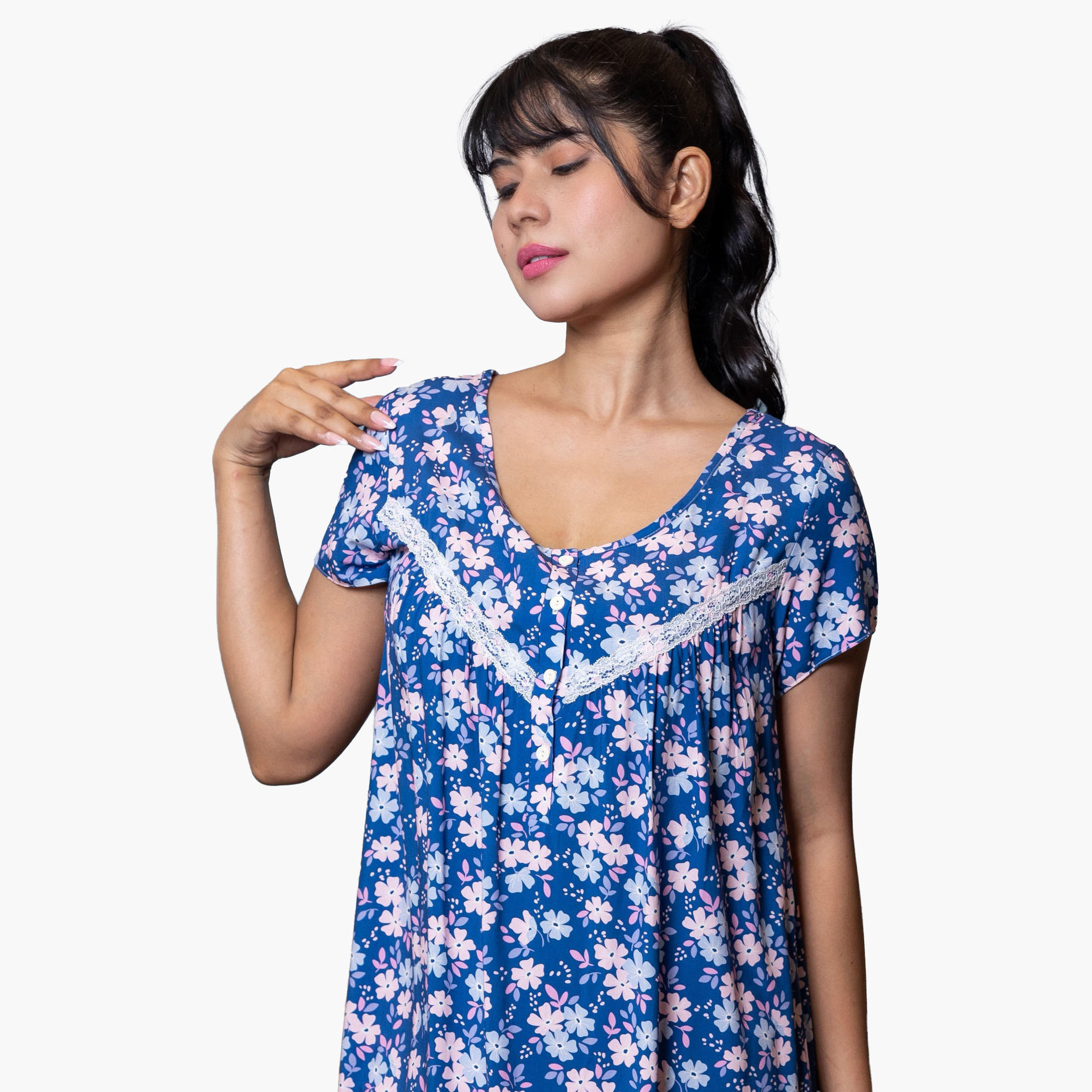 Aadaraya Night Dress Short Sleeves Printed-PROMO_SP_SA_BUNDLE_2FOR159_180925-image-2