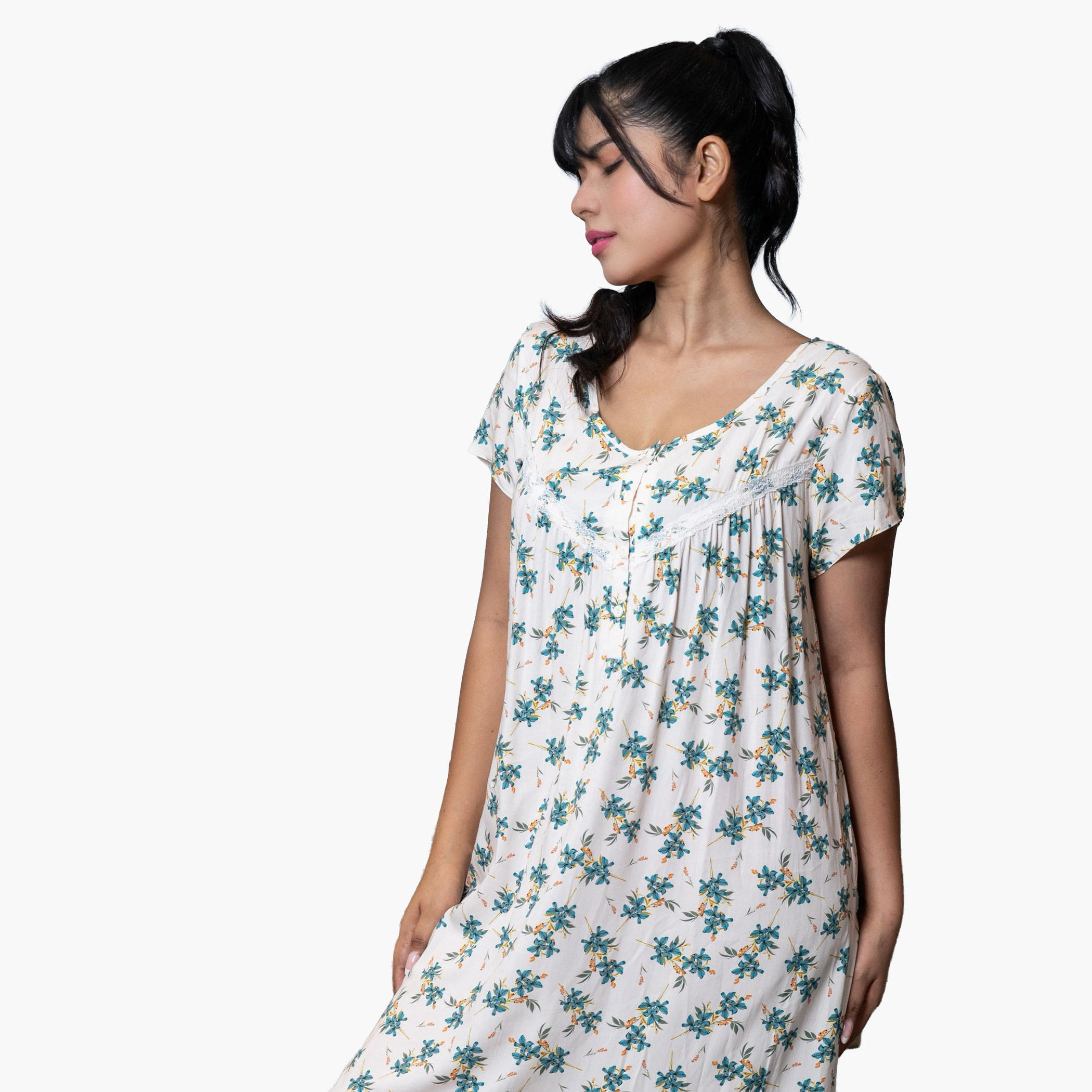 Aadaraya Night Dress Short Sleeves Printed-PROMO_SP_AE_2FOR149_110625-image-2