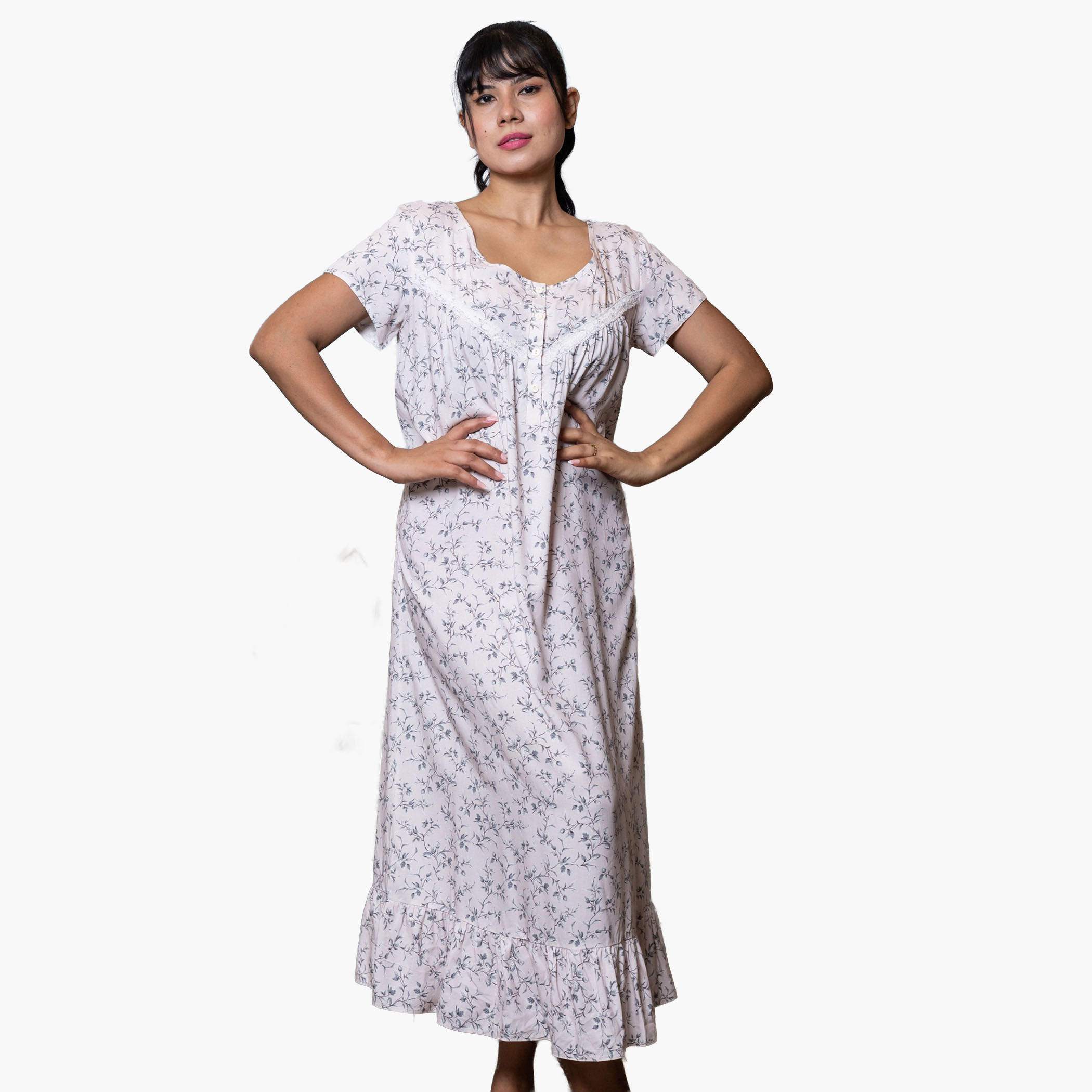 Aadaraya Night Dress Short Sleeves Printed-PROMO_SP_SA_BUNDLE_2FOR159_180925-image-4