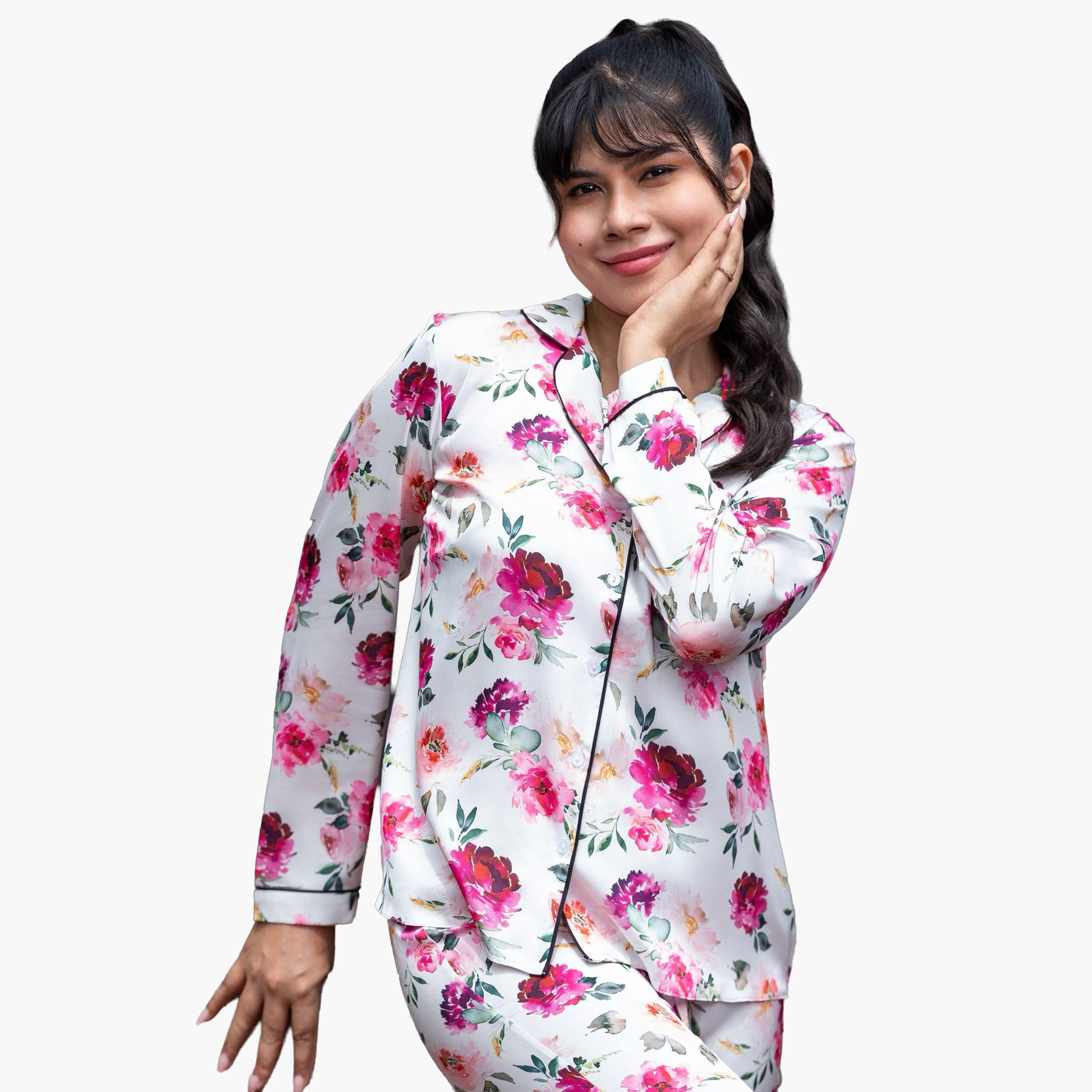 Aadaraya Pyjama Set Shirt and Trousers-women-clothing-nightwear-pyjamas-longsets-image-2