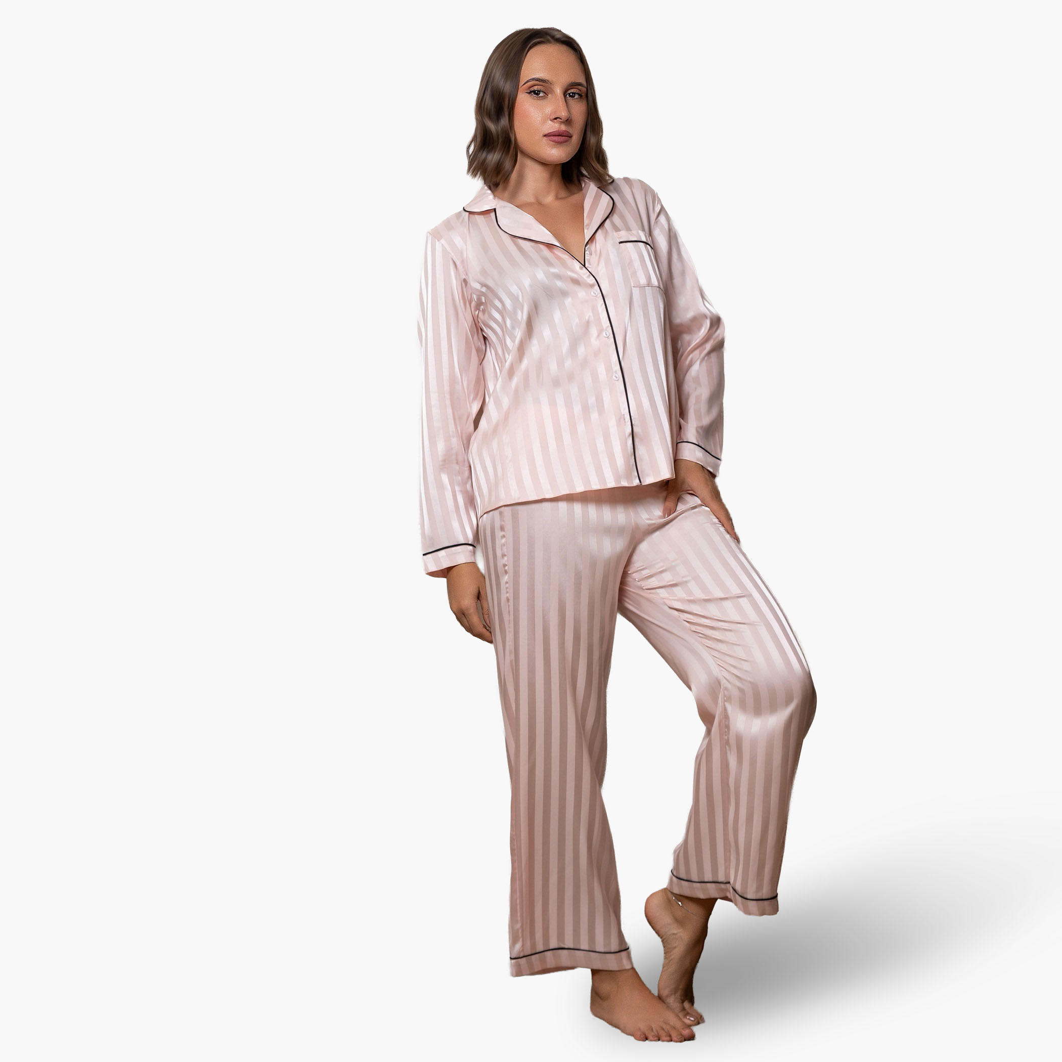Aadaraya Pyjama Set Shirt and Trousers-women-clothing-nightwear-pyjamas-longsets-image-1