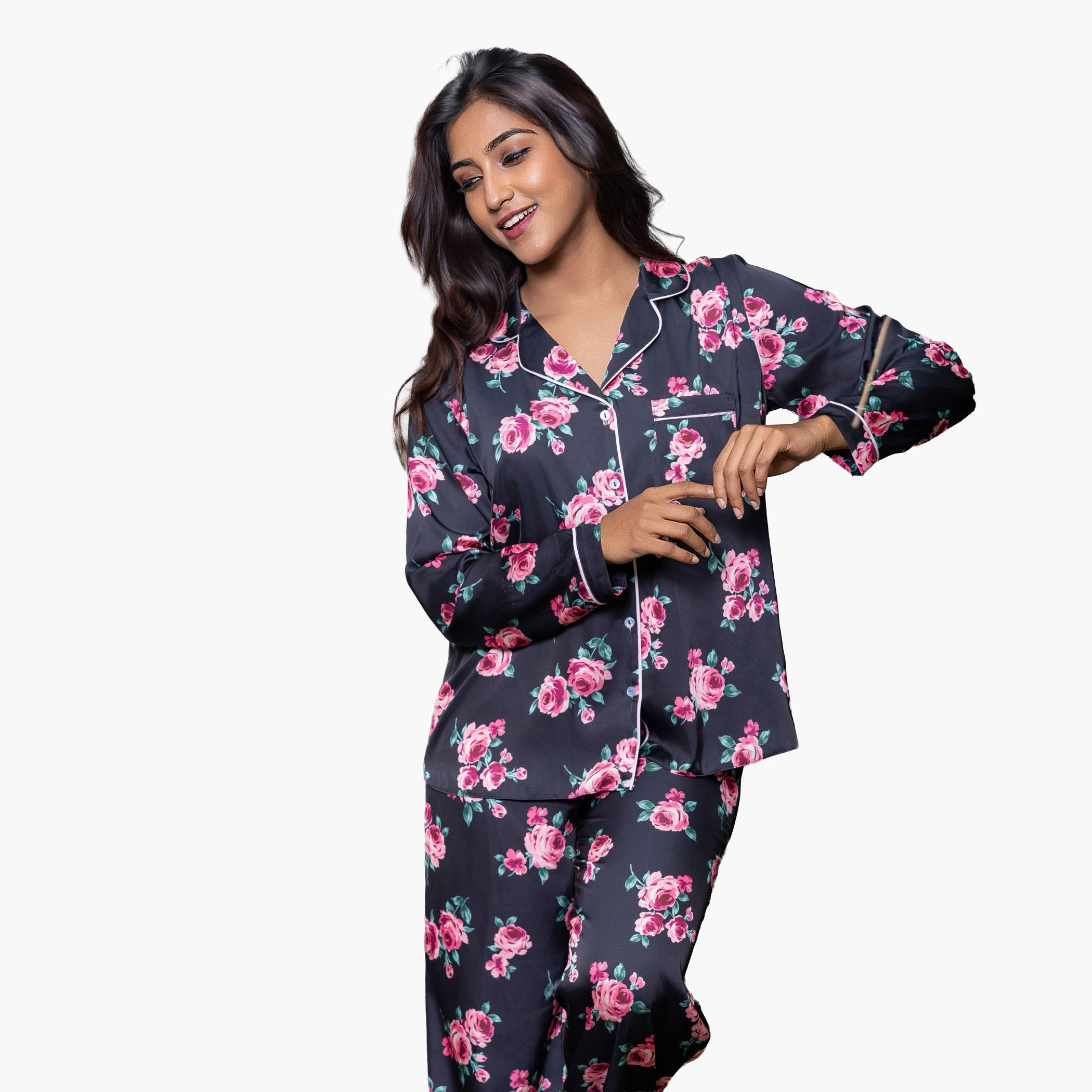 Aadaraya Pyjama Set Shirt and Trousers-women-clothing-nightwear-pyjamas-longsets-image-3