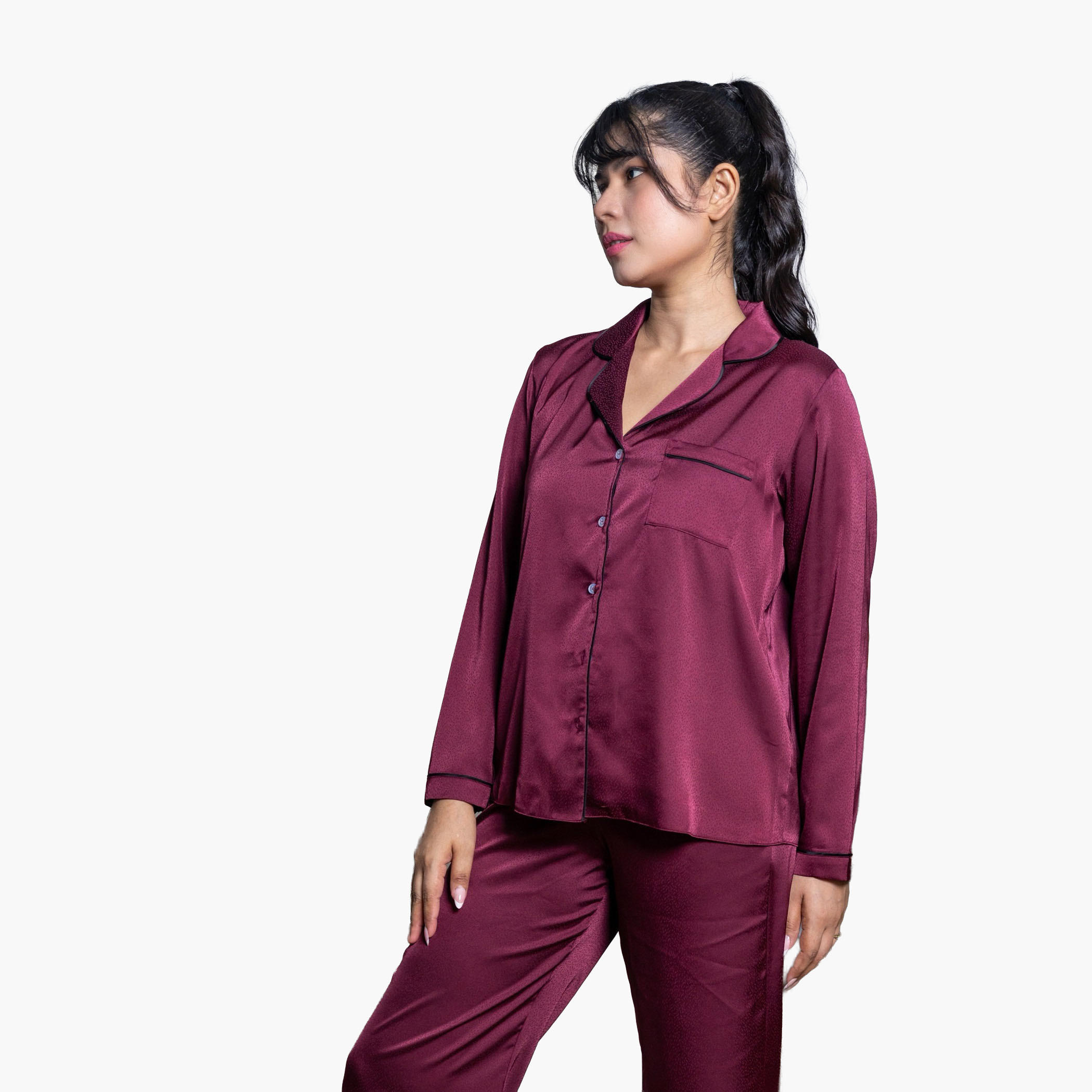 طقم بنطلون بيجاما وقميص من آدارايا-women-clothing-nightwear-pyjamas-longsets-image-2