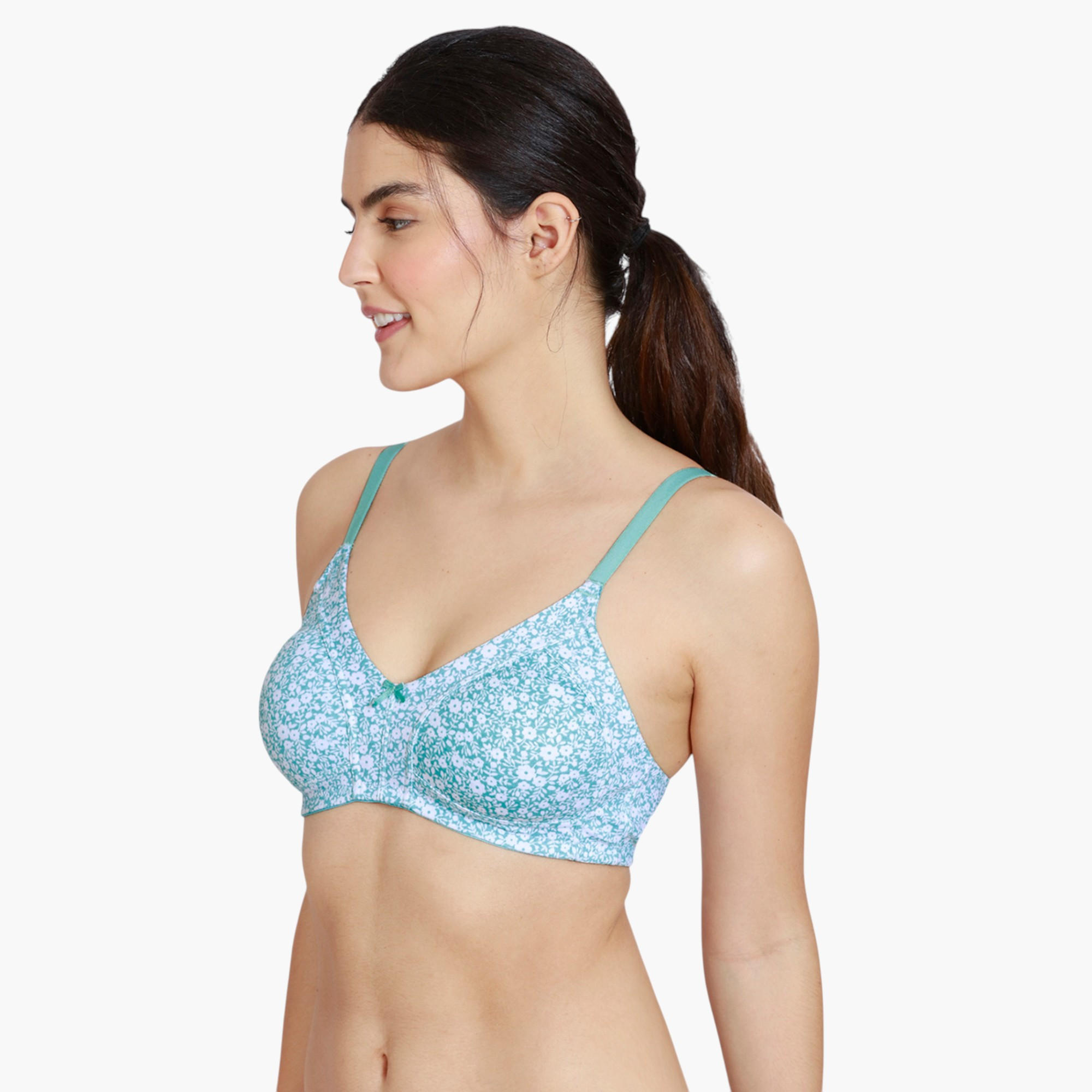 Zivame Floral Print Non-Padded Bra-women-clothing-lingerie-bras-image-3