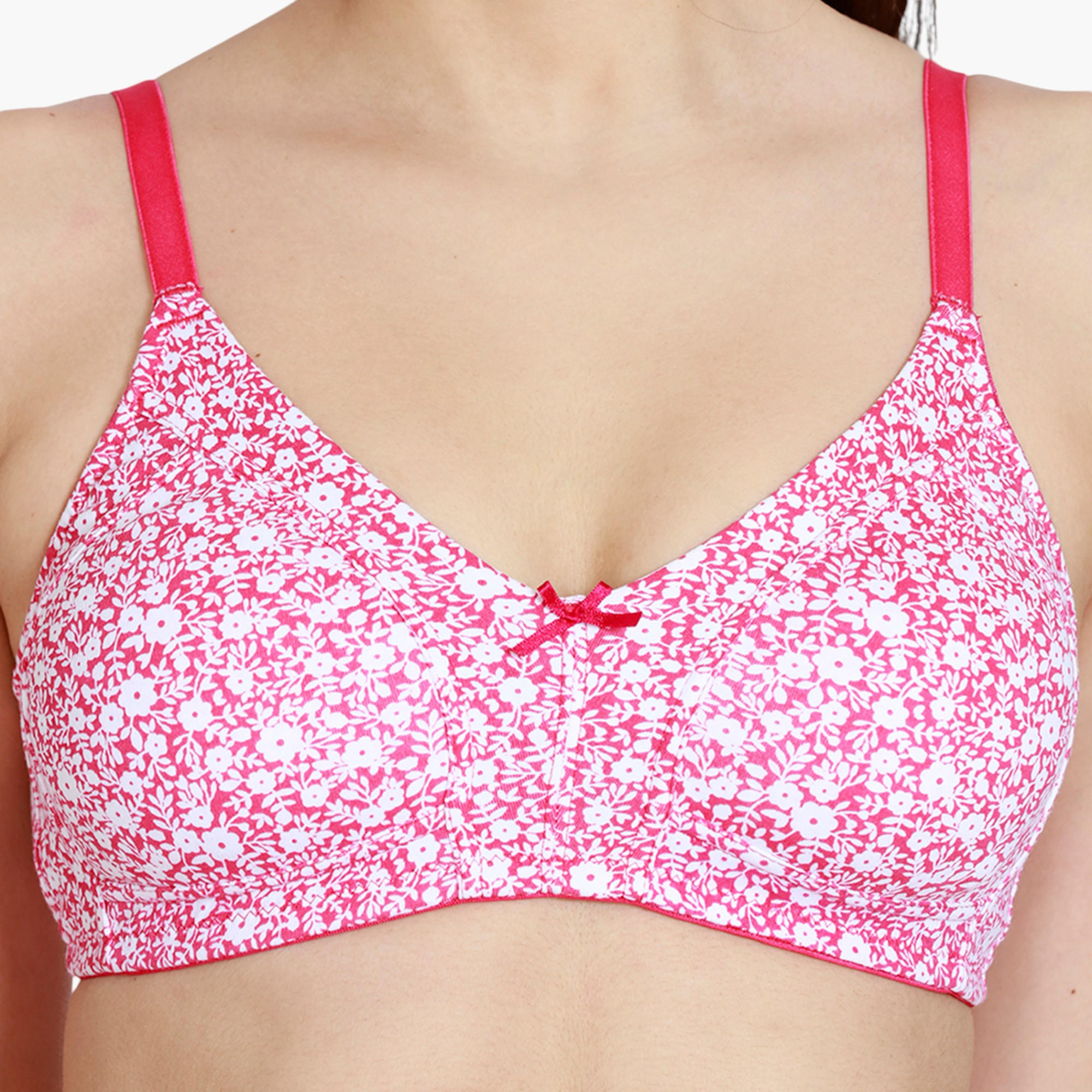 صدرية غير مبطنة بطبعات زهرية من زيفامي-women-clothing-lingerie-bras-image-4