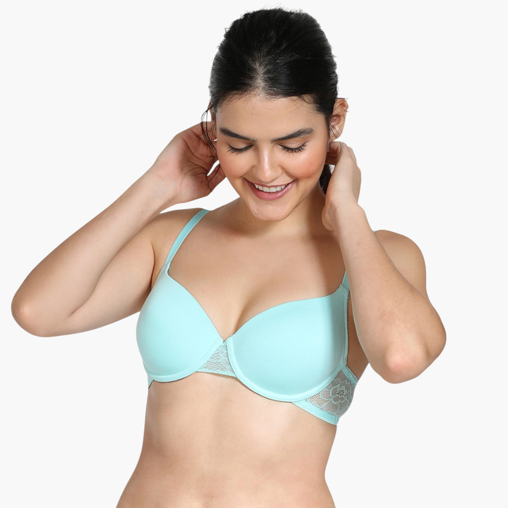 صدرية ديمي مبطنة بتفاصيل دانتيل من زيفامي-women-clothing-lingerie-bras-image-13
