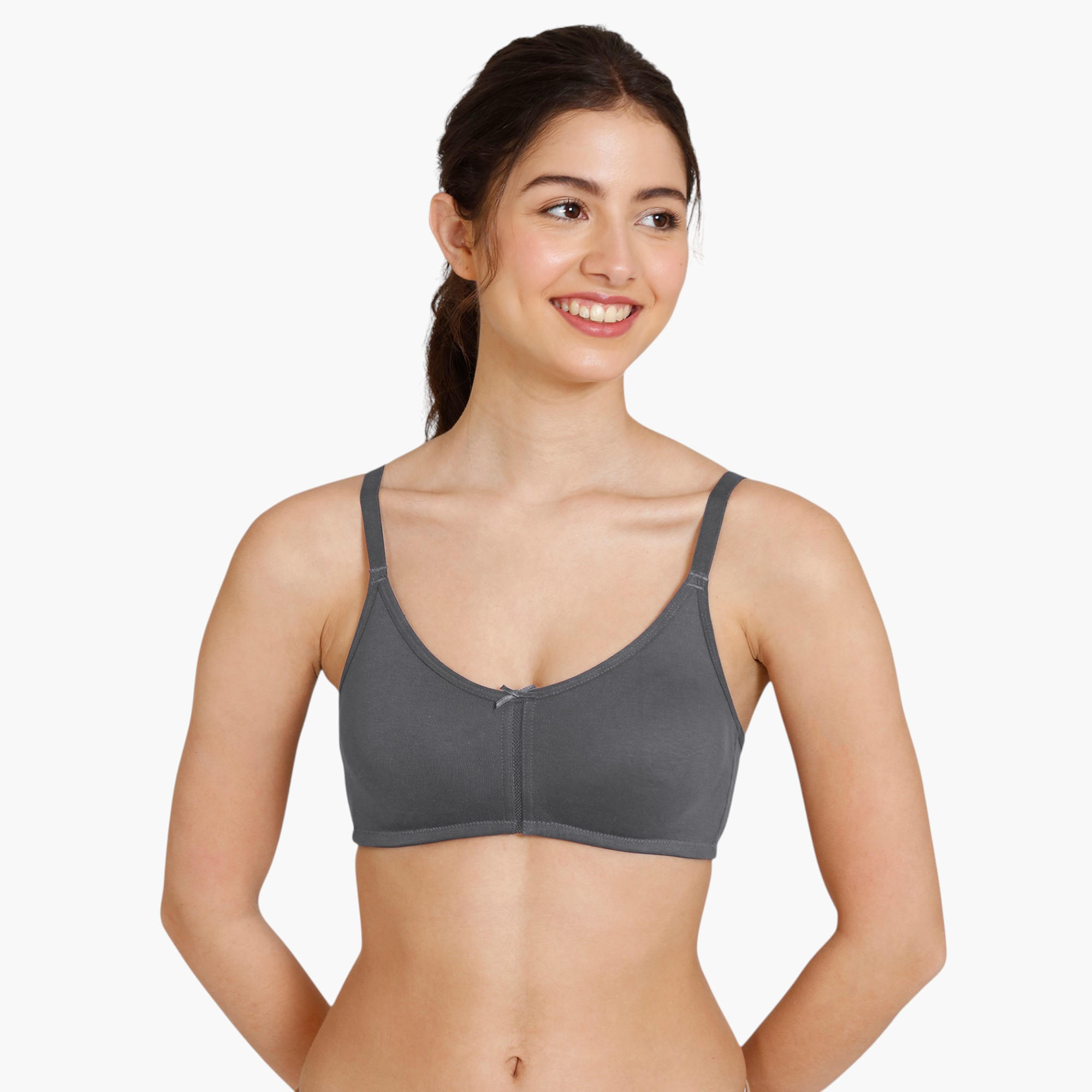 صدرية غير مبطنة بمشبك إغلاق من زيفامي-women-clothing-lingerie-bras-image-1