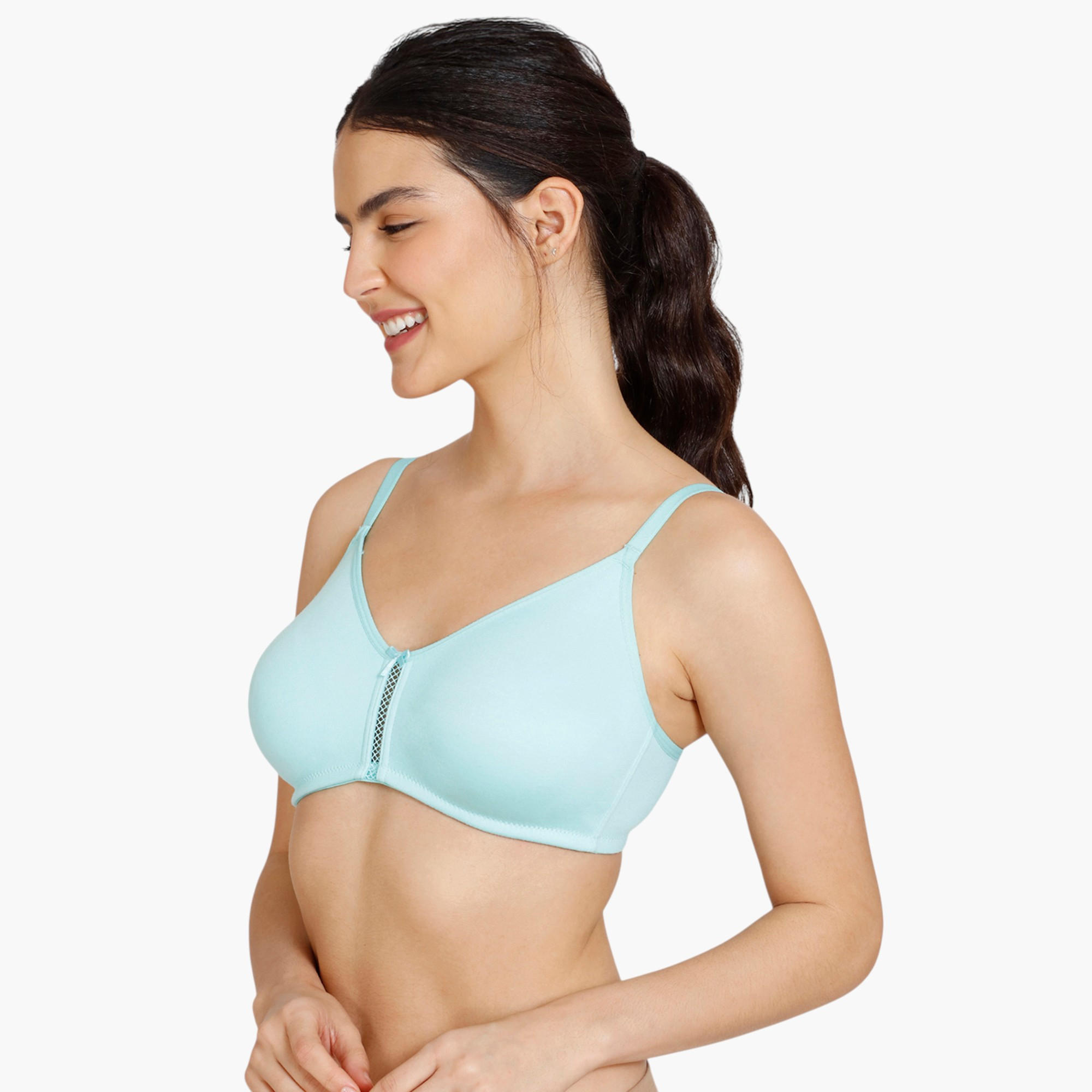 صدرية غير مبطنة بمشبك إغلاق من زيفامي-women-clothing-lingerie-bras-image-3