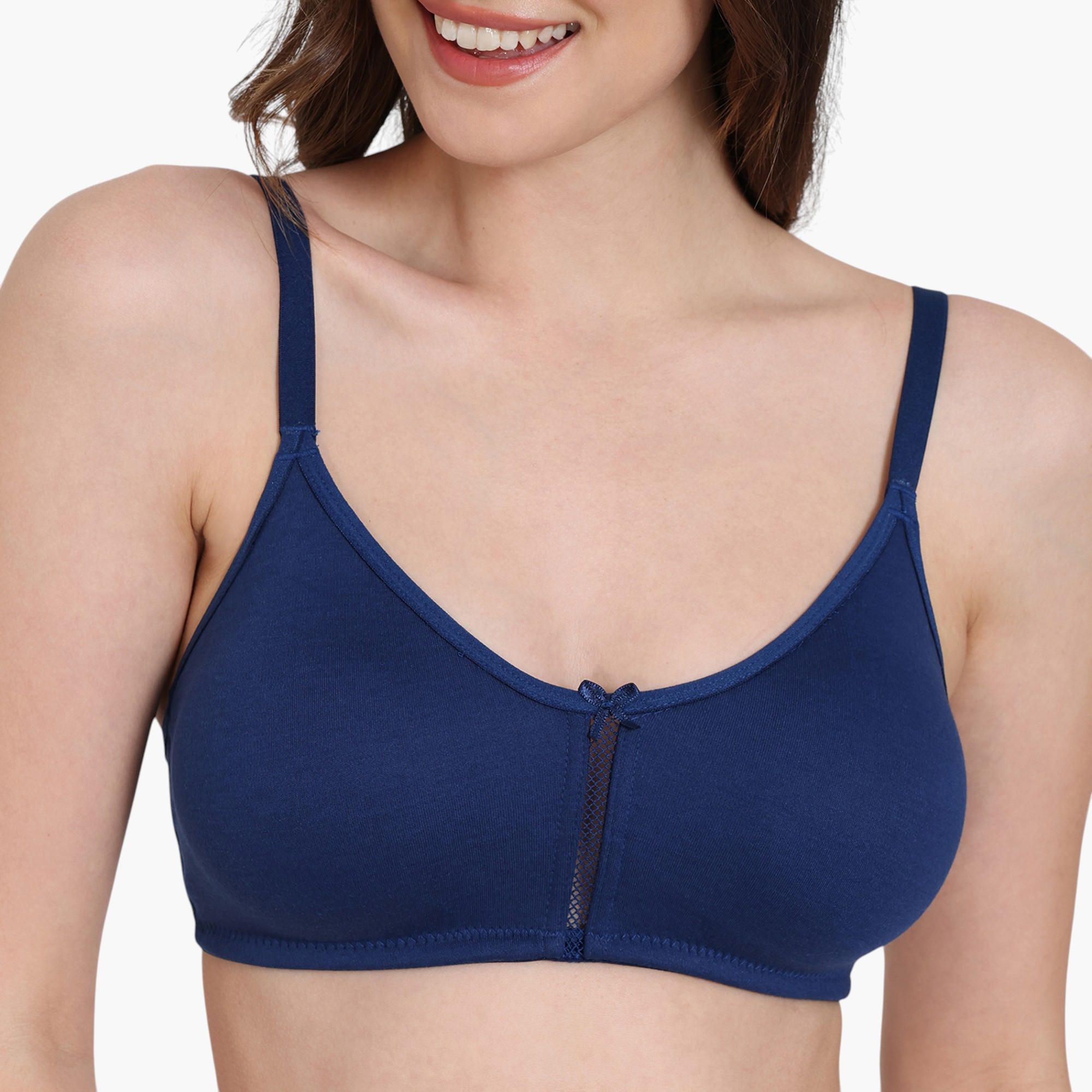 Zivame Non-Padded Bra with Hook and Eye Closure-women-clothing-lingerie-bras-image-4