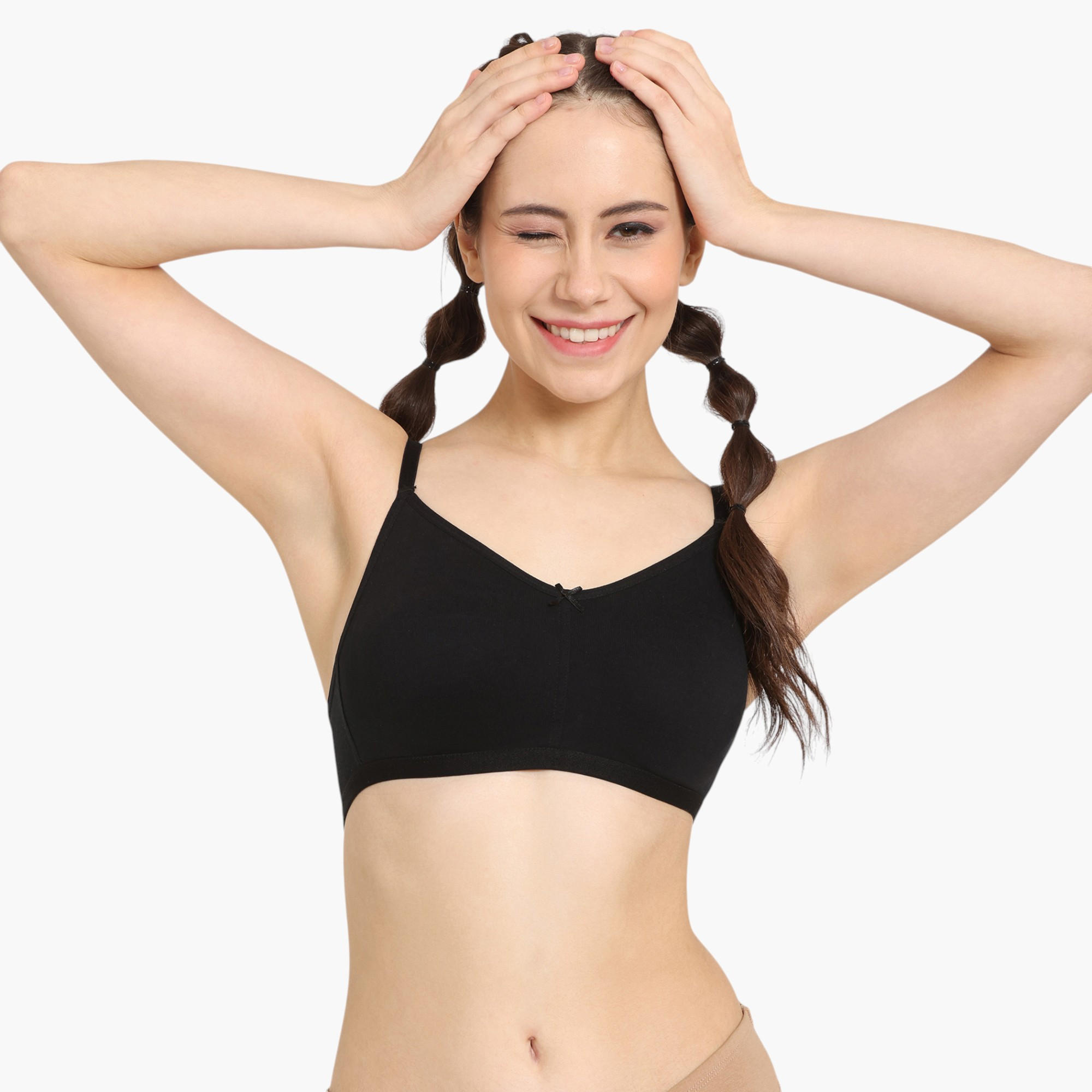 Zivame Non-Padded Bra with Hook and Eye Closure-women-clothing-lingerie-bras-image-1
