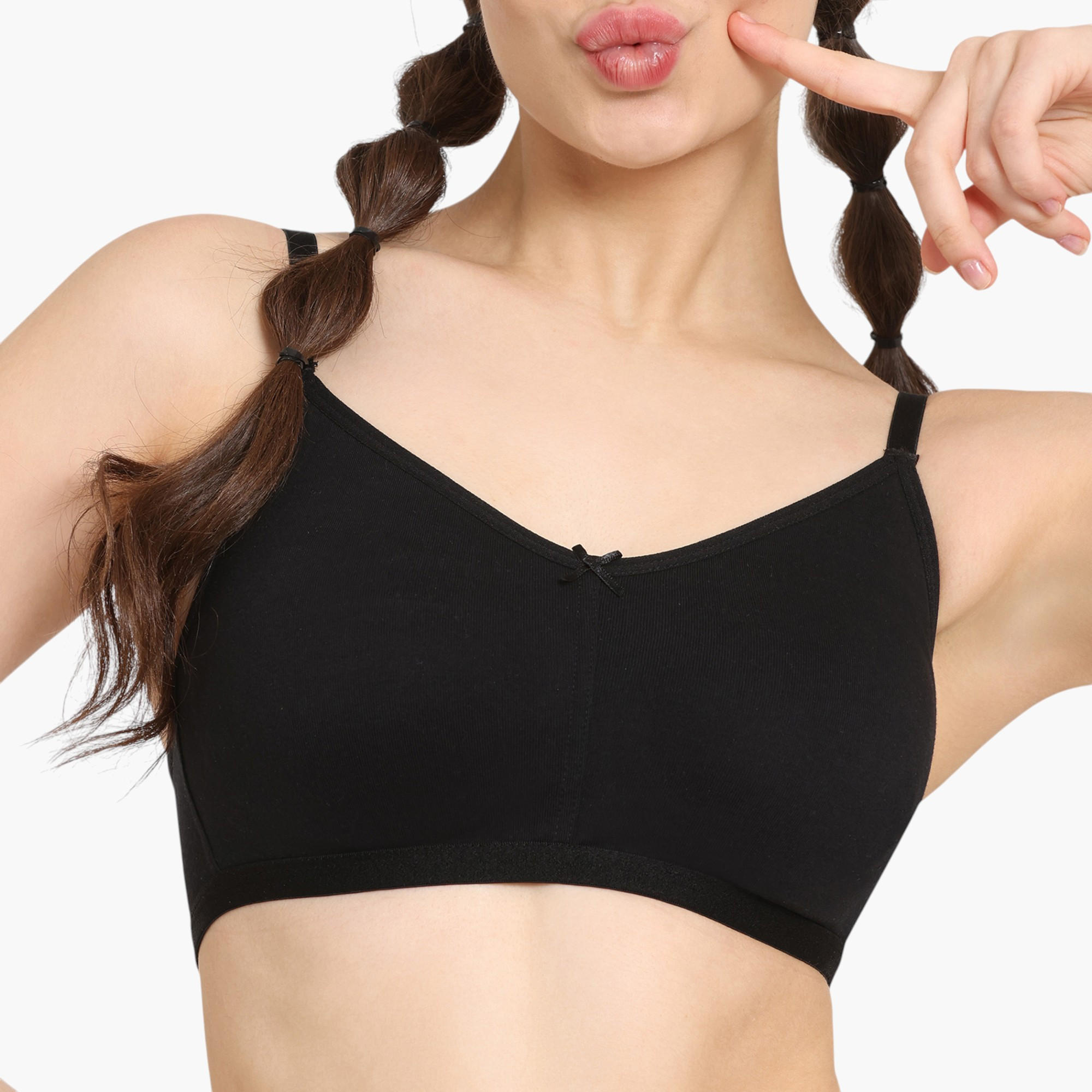 Zivame Non-Padded Bra with Hook and Eye Closure-women-clothing-lingerie-bras-image-4
