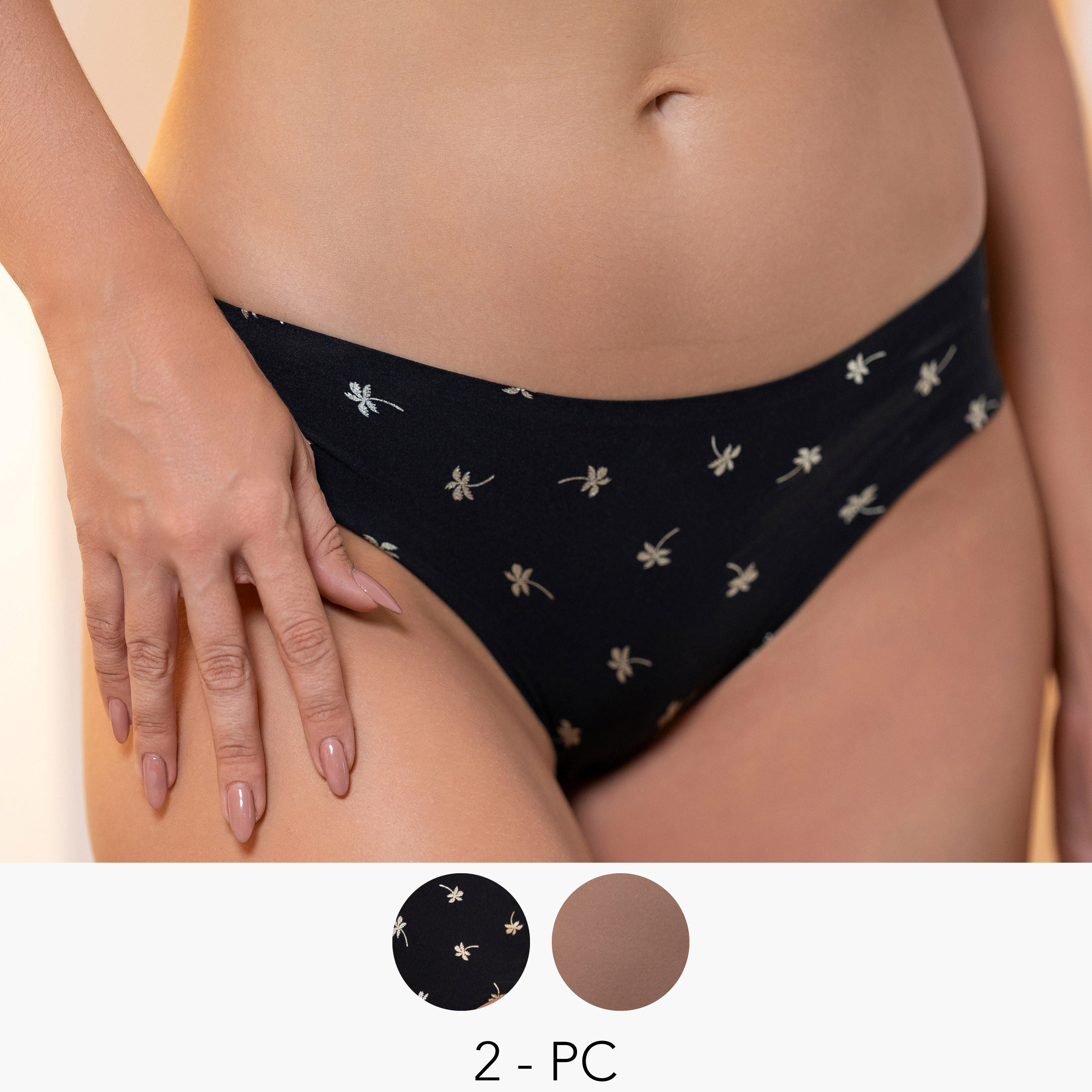 Aadaraya Hipster Briefs with Assorted Prints - Set of 2-women-clothing-lingerie-panties-image-1