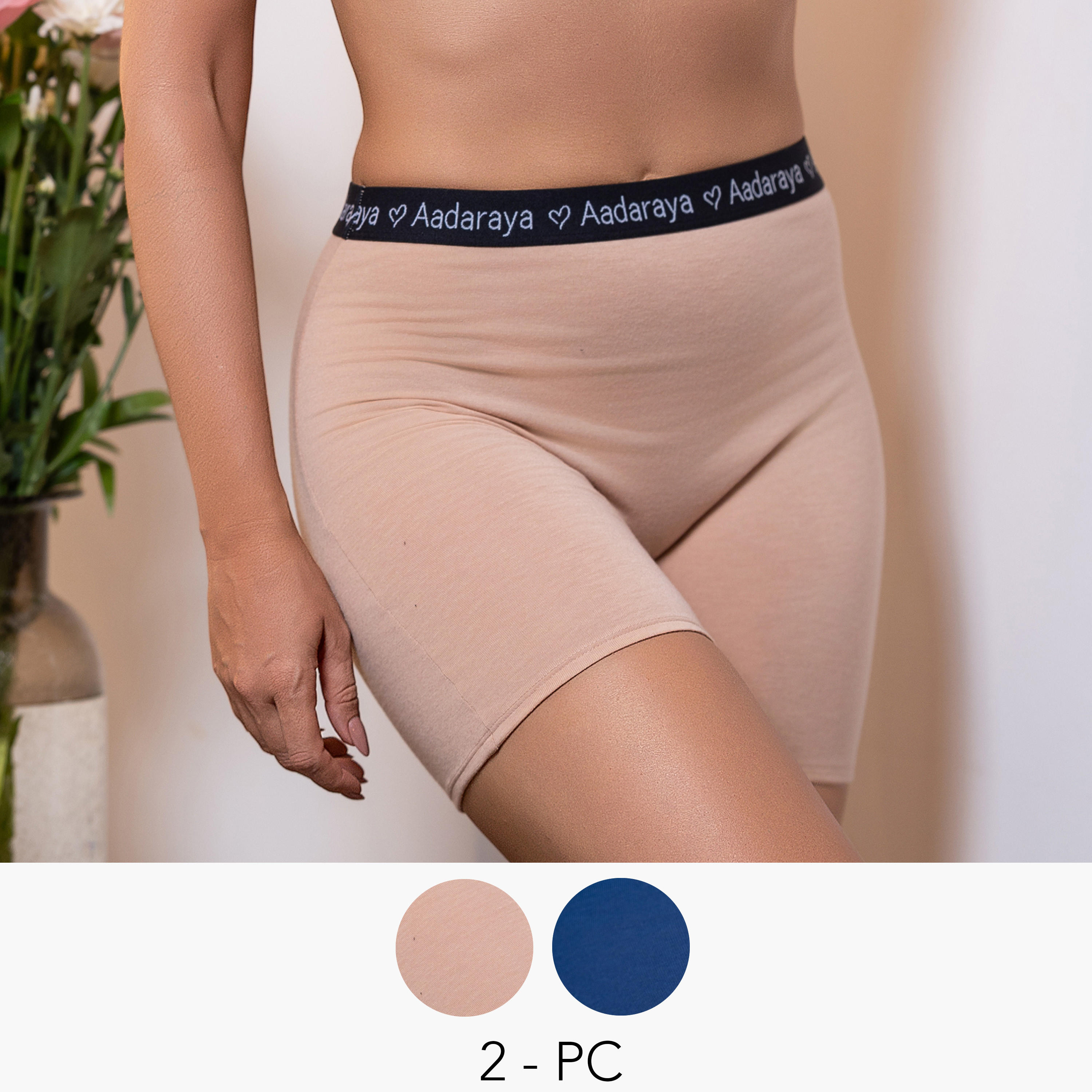 Set of 2 - Aadaraya Shapewear Shorts-women-clothing-lingerie-panties-image-1