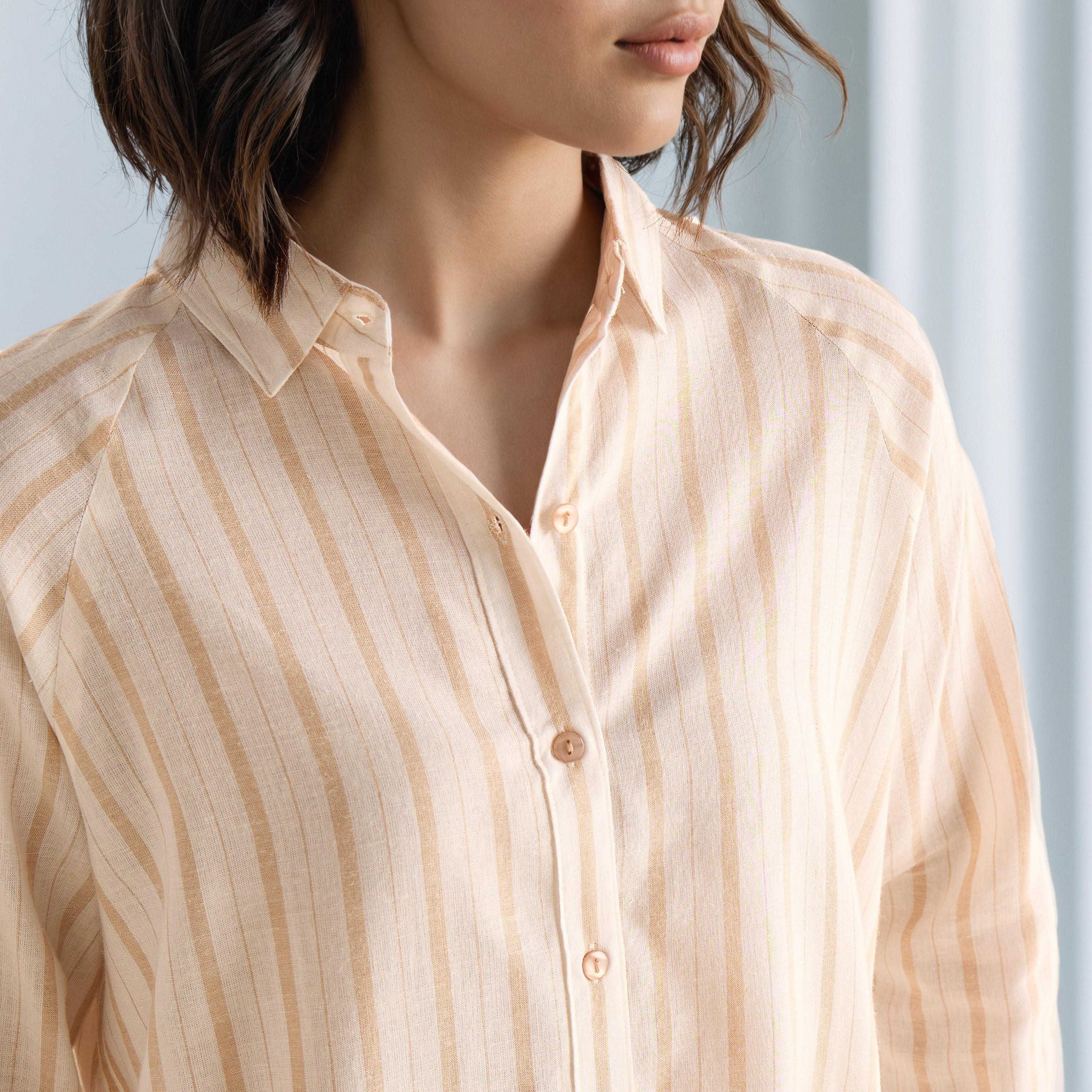 طقم بيجاما بنطلون وقميص بأزرار-women-clothing-nightwear-pyjamas-longsets-image-5