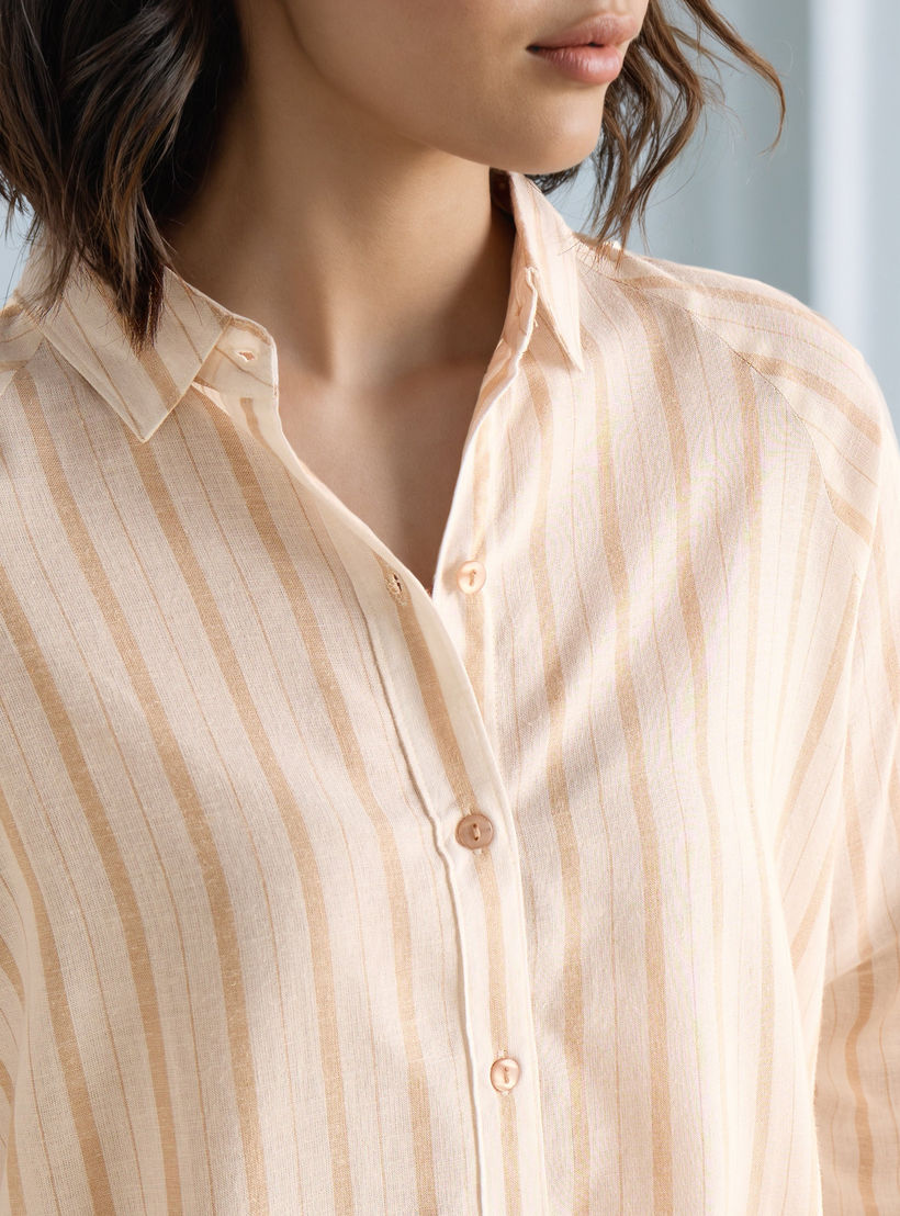 طقم بيجاما بنطلون وقميص بأزرار-women-clothing-nightwear-pyjamas-longsets-image-5