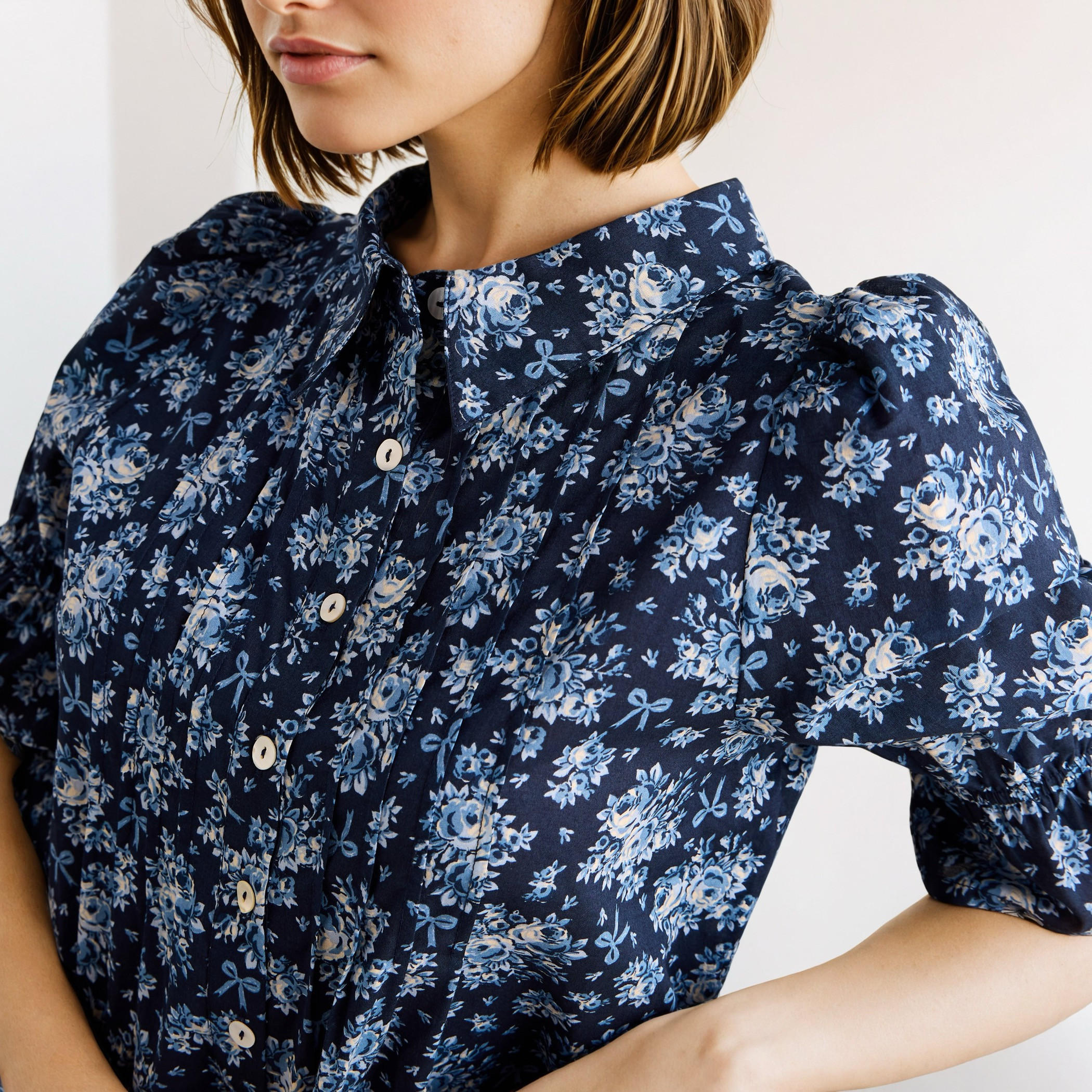 طقم بيجاما كامبريك بطبعات-women-clothing-nightwear-pyjamas-longsets-image-1