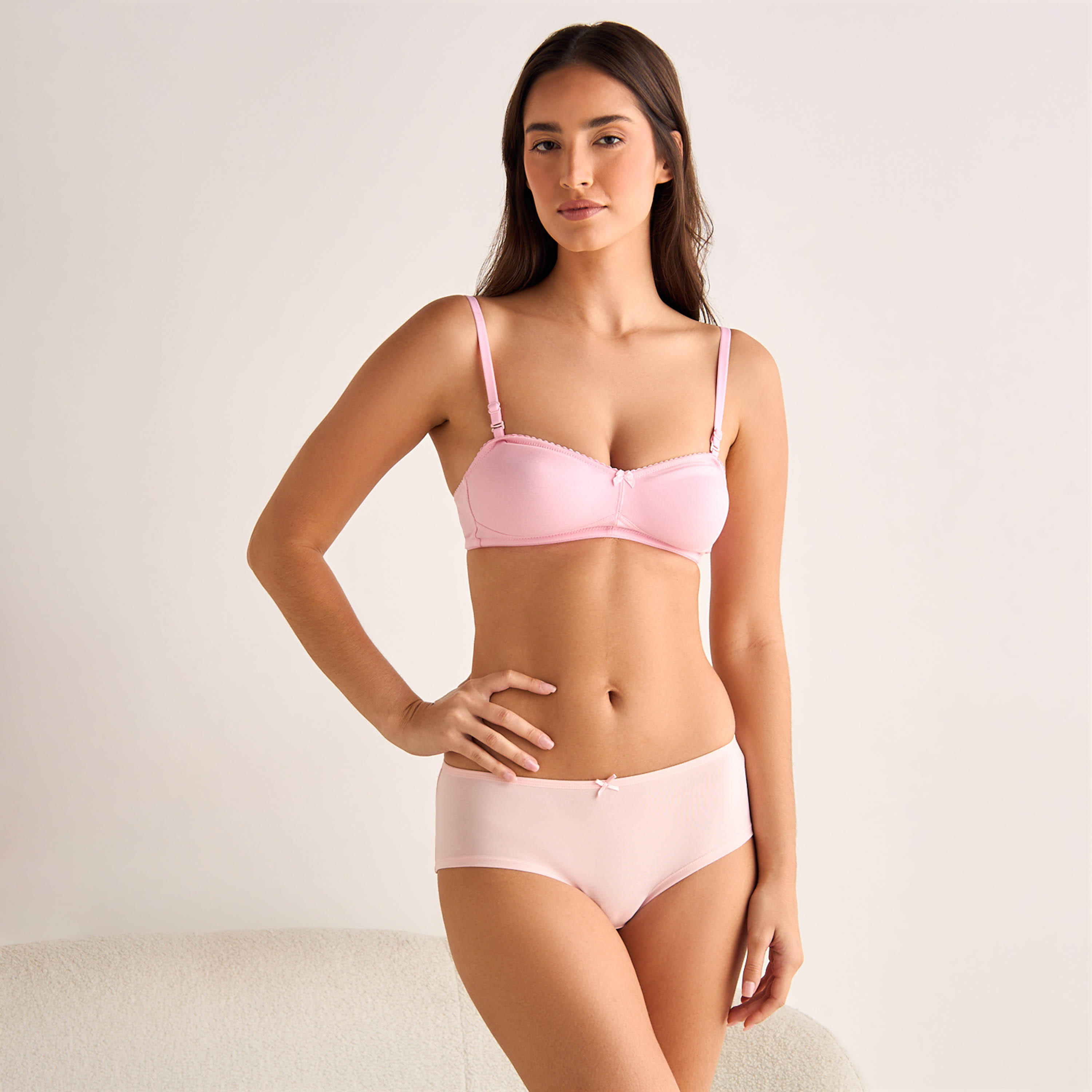 Set of 5 - Splash Intimates Hipster Briefs with Bow Detail-women-clothing-lingerie-panties-image-3