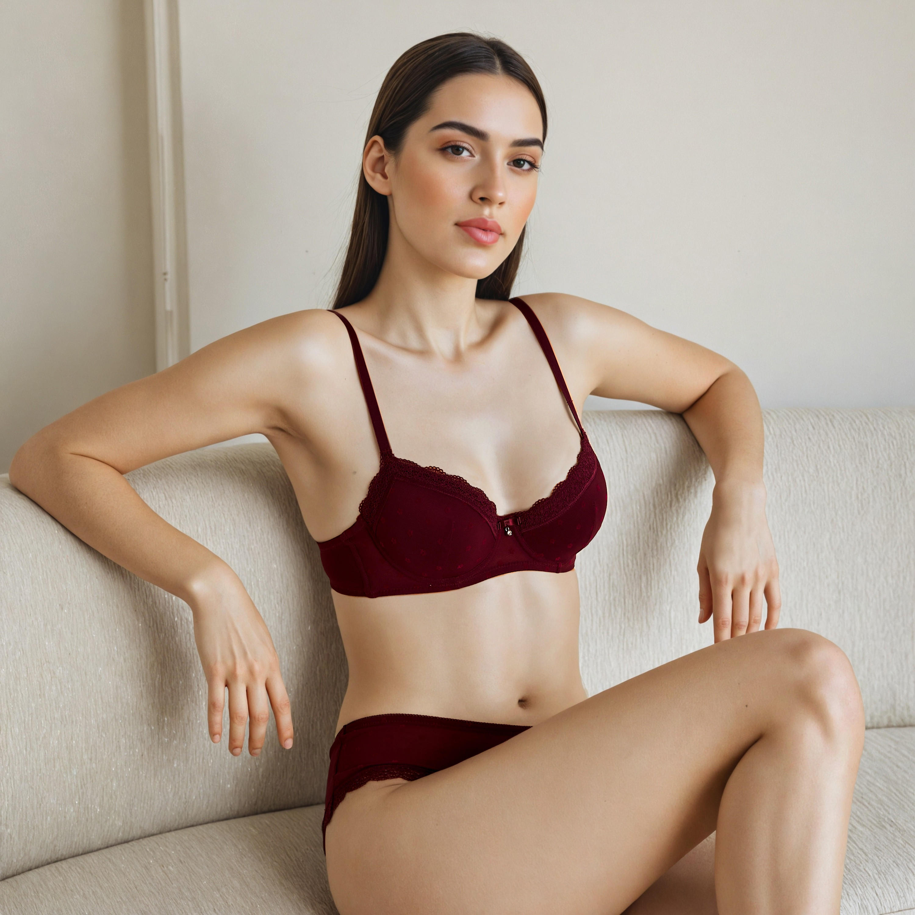 Bra with Mesh Lace Accent-women-clothing-lingerie-bras-image-5