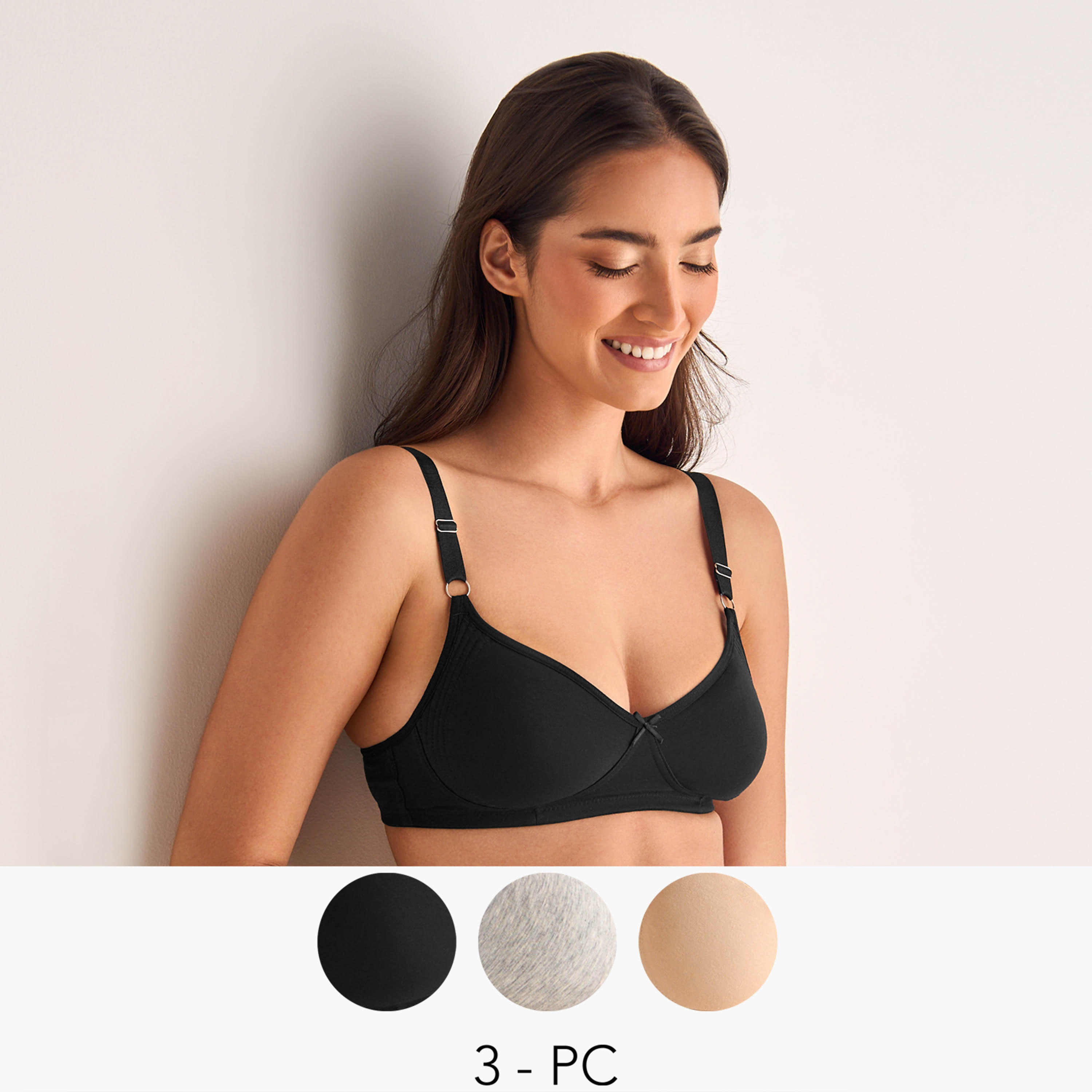 طقم صدريات دعم 3 قطع من آدارايا-women-clothing-lingerie-bras-image-1