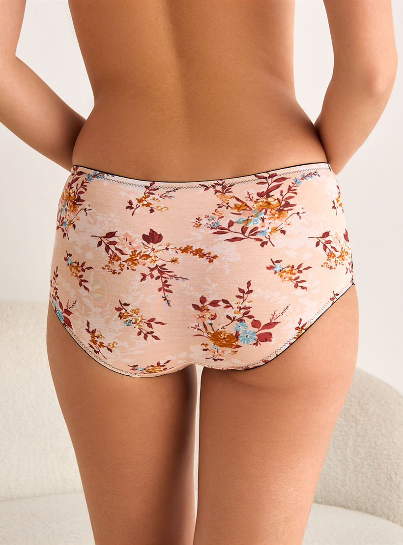 سروال داخلي بحواف دانتيل وطبعات زهرية من آدارايا-women-clothing-lingerie-panties-image-3