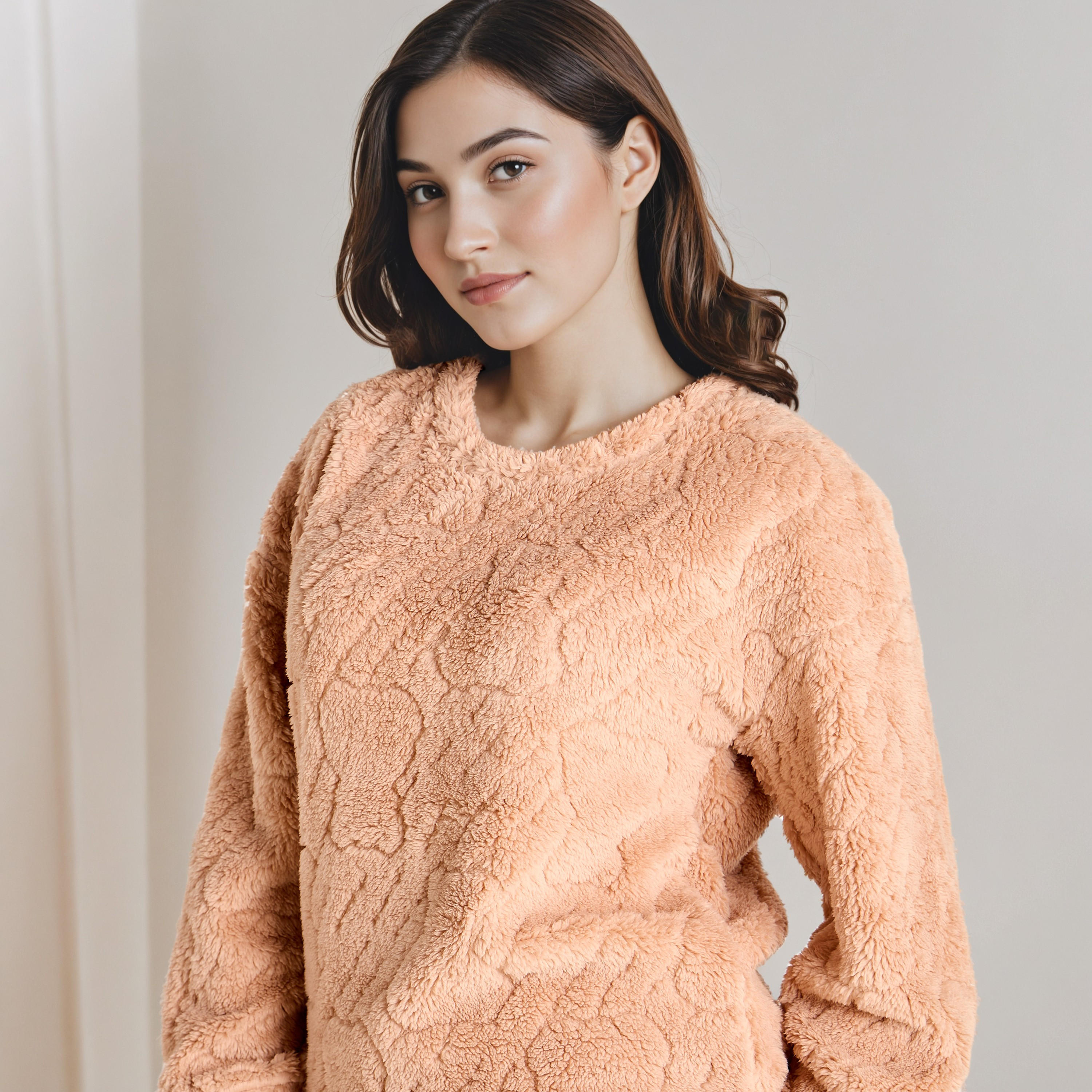 طقم بلوزة وبنطلون بيجاما-women-clothing-nightwear-pyjamas-longsets-image-2