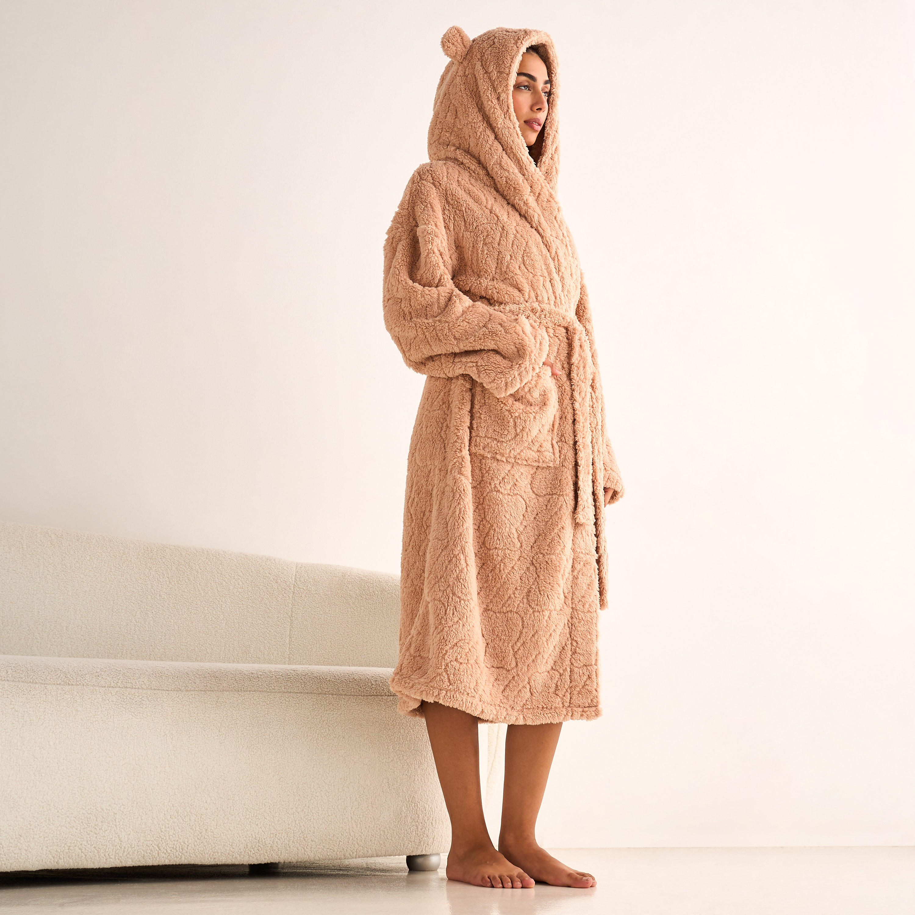 Robe Polyester with Belt-women-clothing-nightwear-robes-image-5