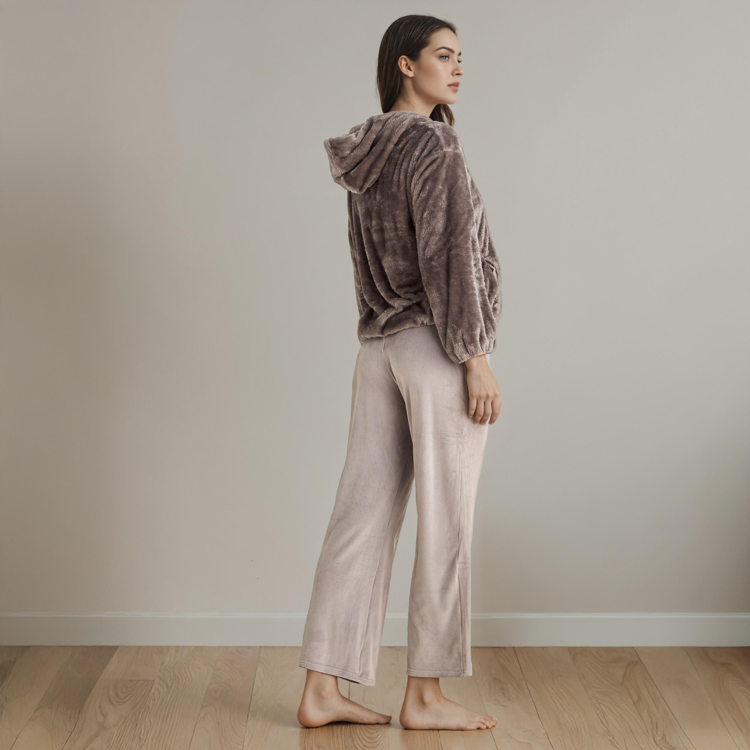 Plush Textured Pyjama Set-women-clothing-nightwear-pyjamas-longsets-image-3