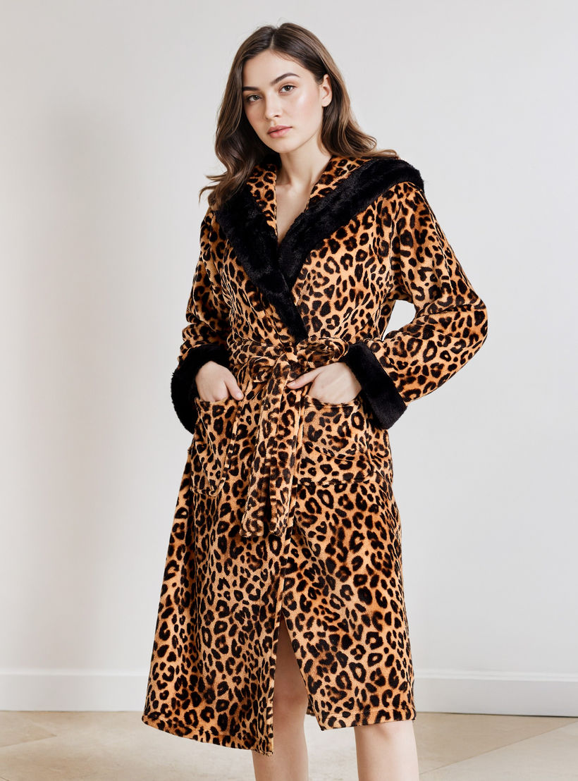 روب بقبعة وطبعات حيوانات-women-clothing-nightwear-robes-image-6