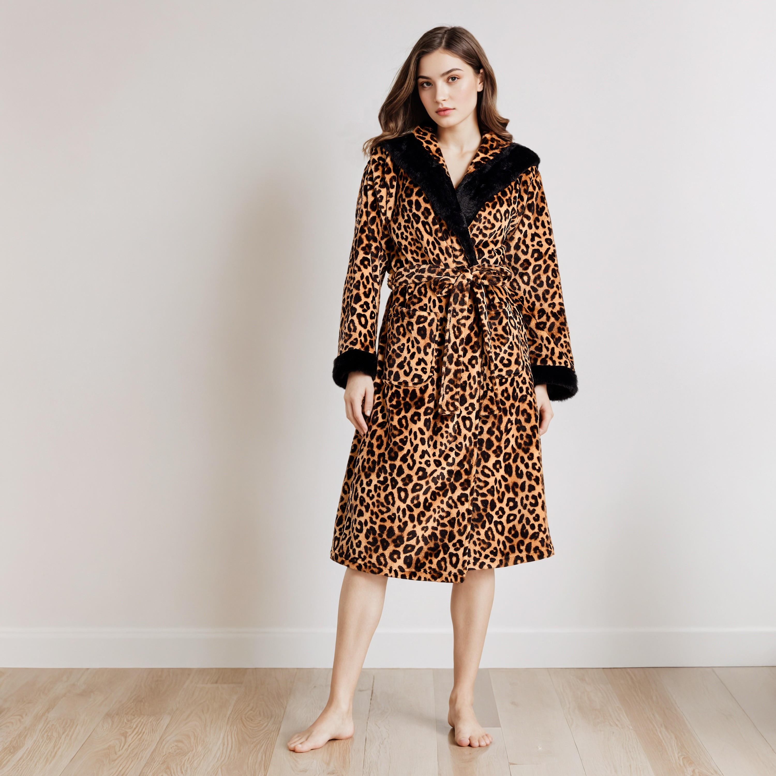 روب بقبعة وطبعات حيوانات-women-clothing-nightwear-robes-image-5