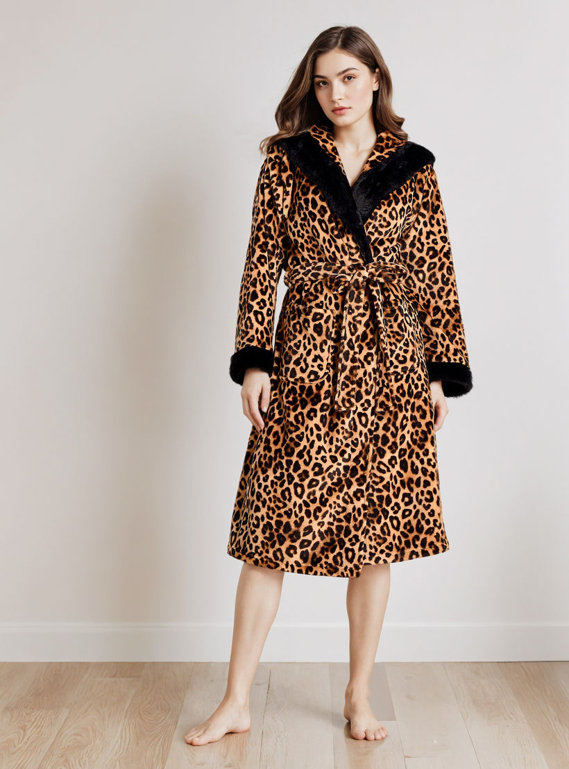 روب بقبعة وطبعات حيوانات-women-clothing-nightwear-robes-image-5