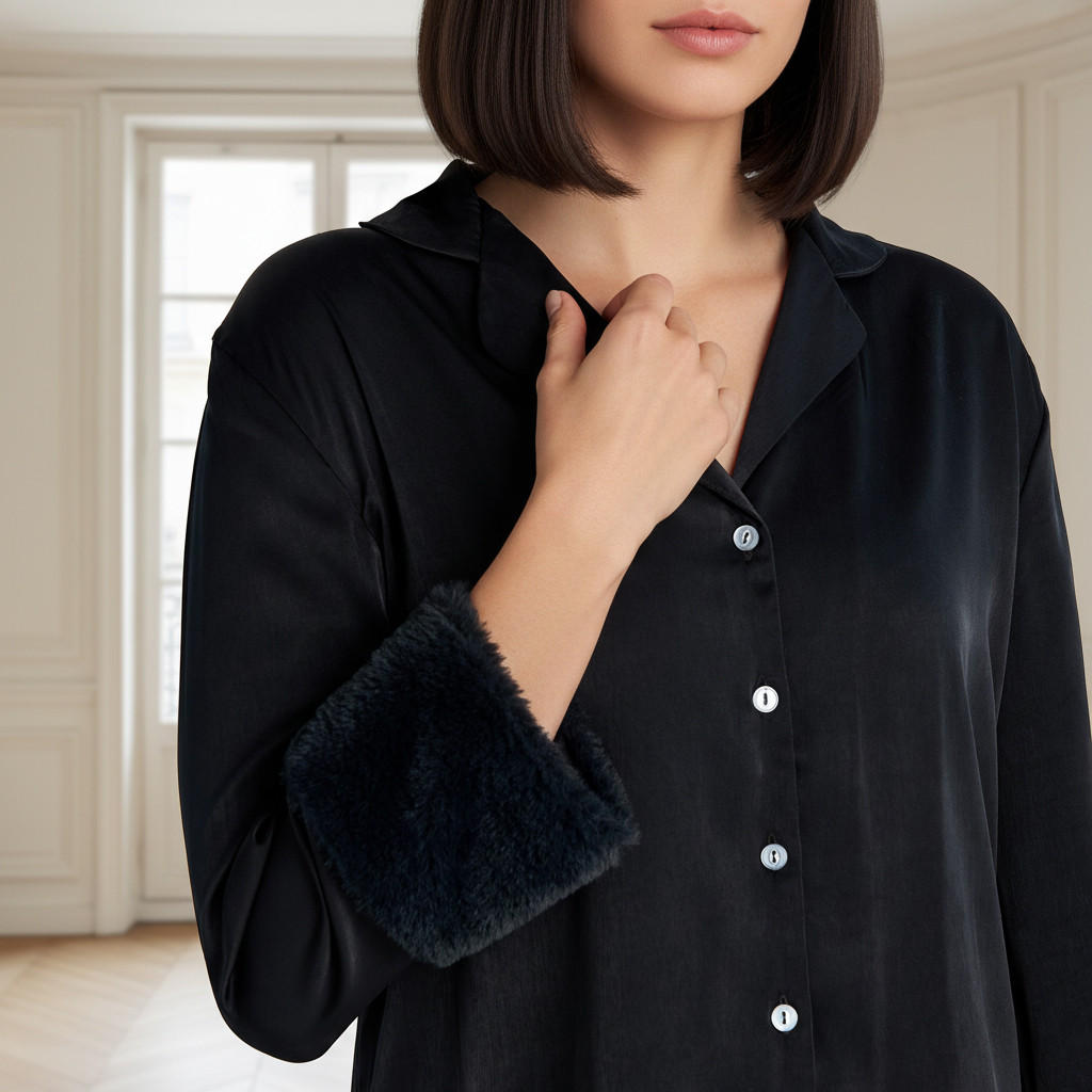 طقم بيجاما بنطلون وقميص-women-clothing-nightwear-pyjamas-longsets-image-3