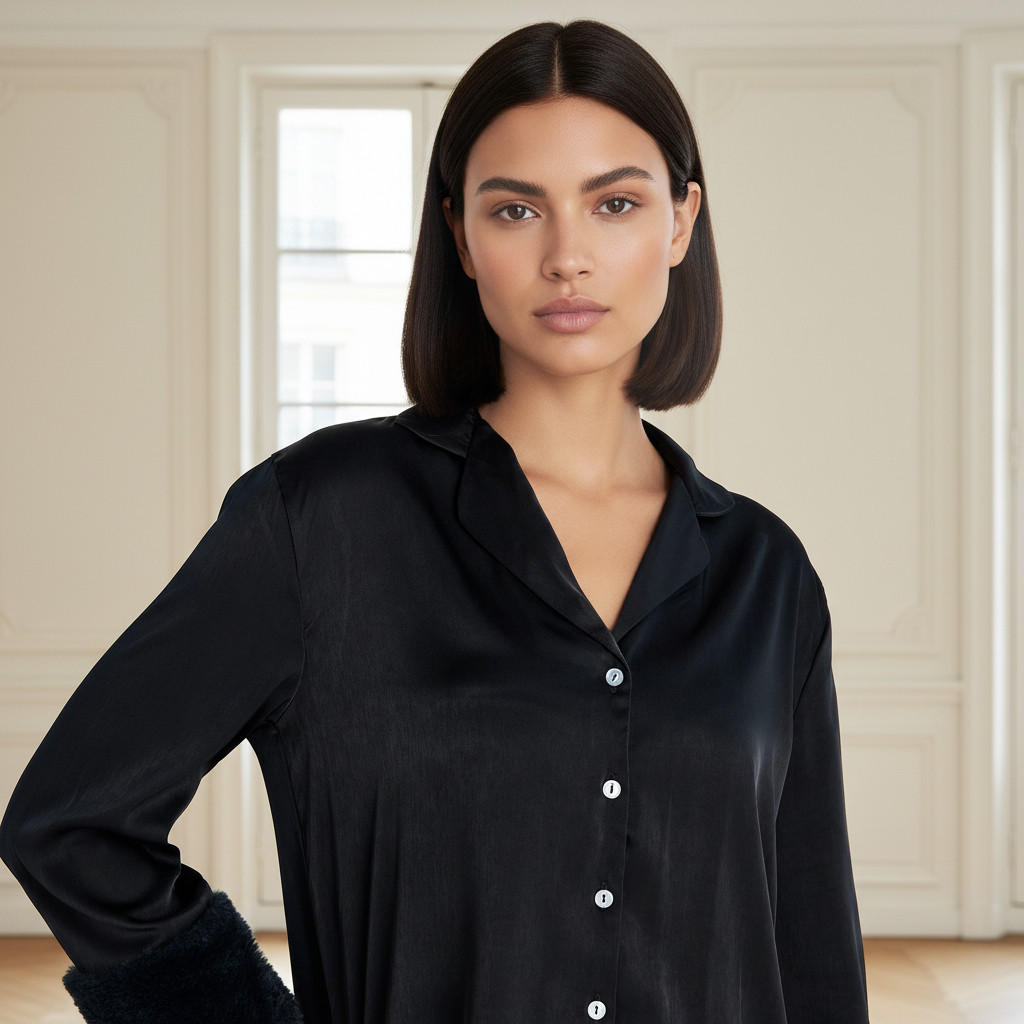 طقم بيجاما بنطلون وقميص-women-clothing-nightwear-pyjamas-longsets-image-7