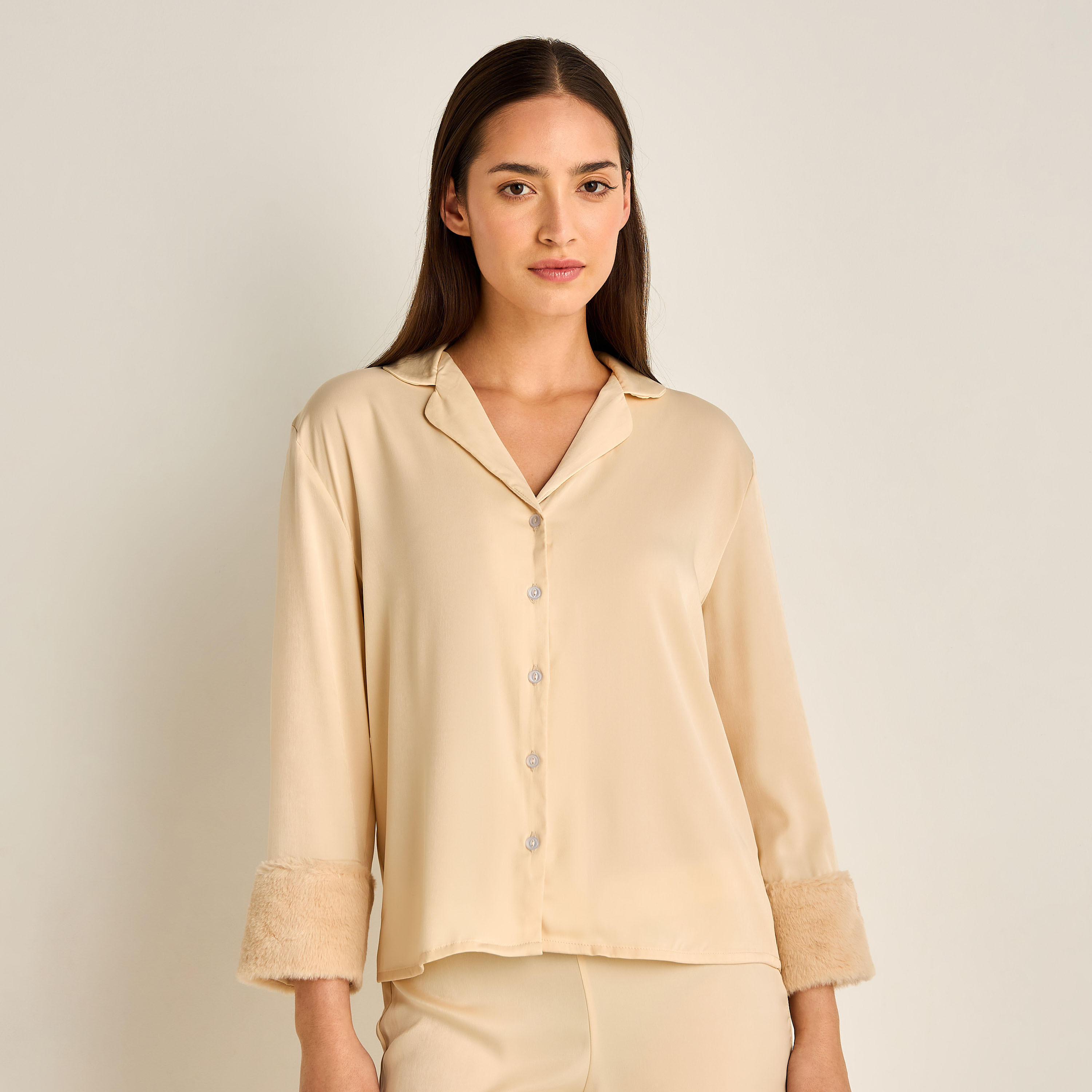 طقم بيجاما بنطلون وقميص-women-clothing-nightwear-pyjamas-longsets-image-7