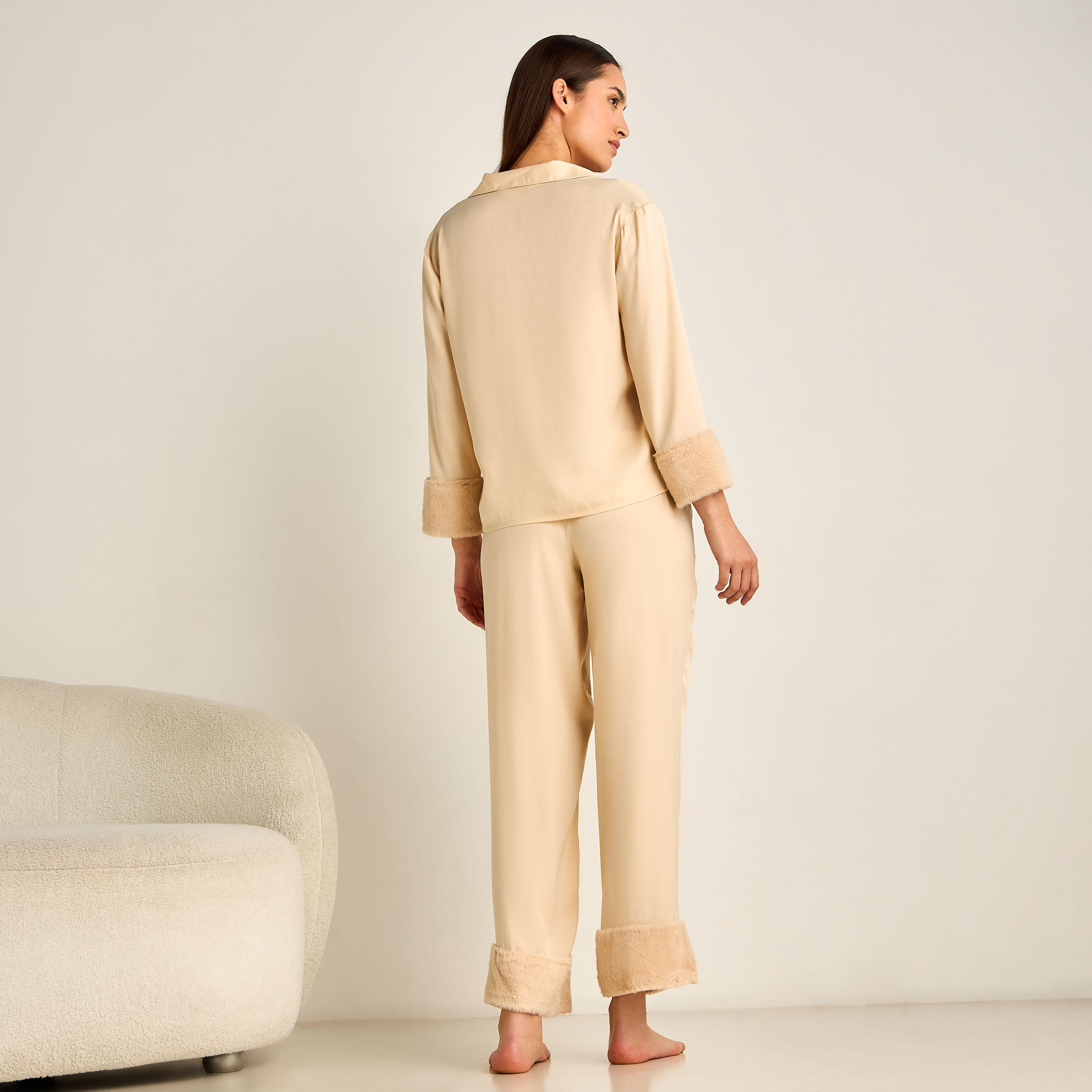 طقم بيجاما بنطلون وقميص-women-clothing-nightwear-pyjamas-longsets-image-6