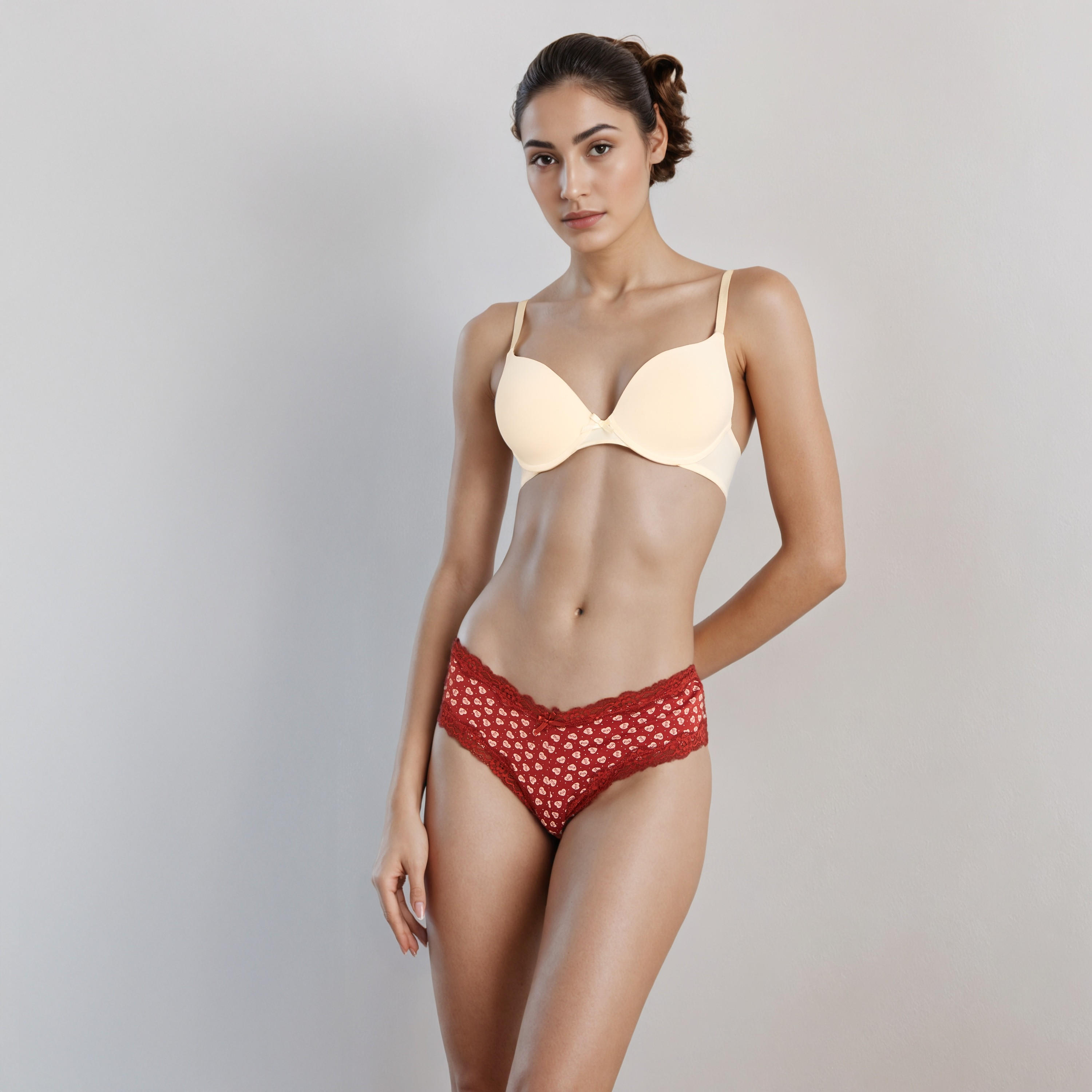 Panty Low-Rise Brazillian Briefs with Heart Print-women-clothing-lingerie-panties-image-4