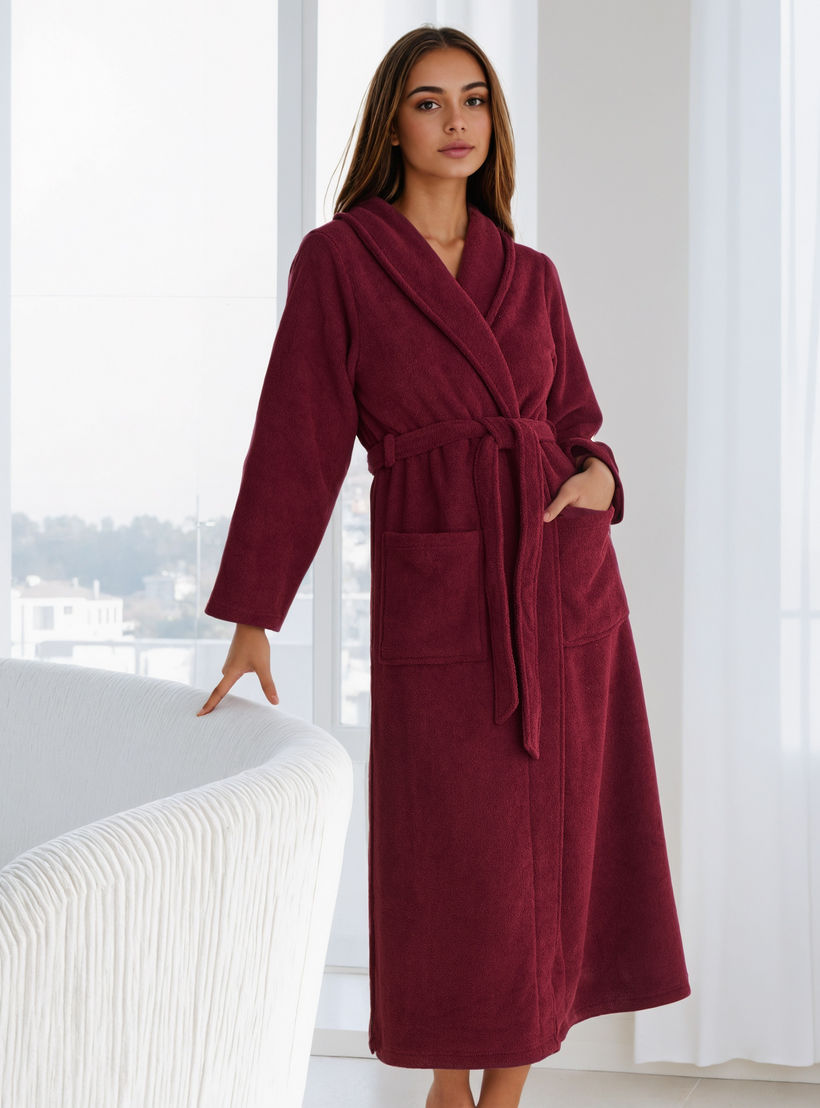 روب نوم مخمل بجيوب-women-clothing-nightwear-robes-image-5