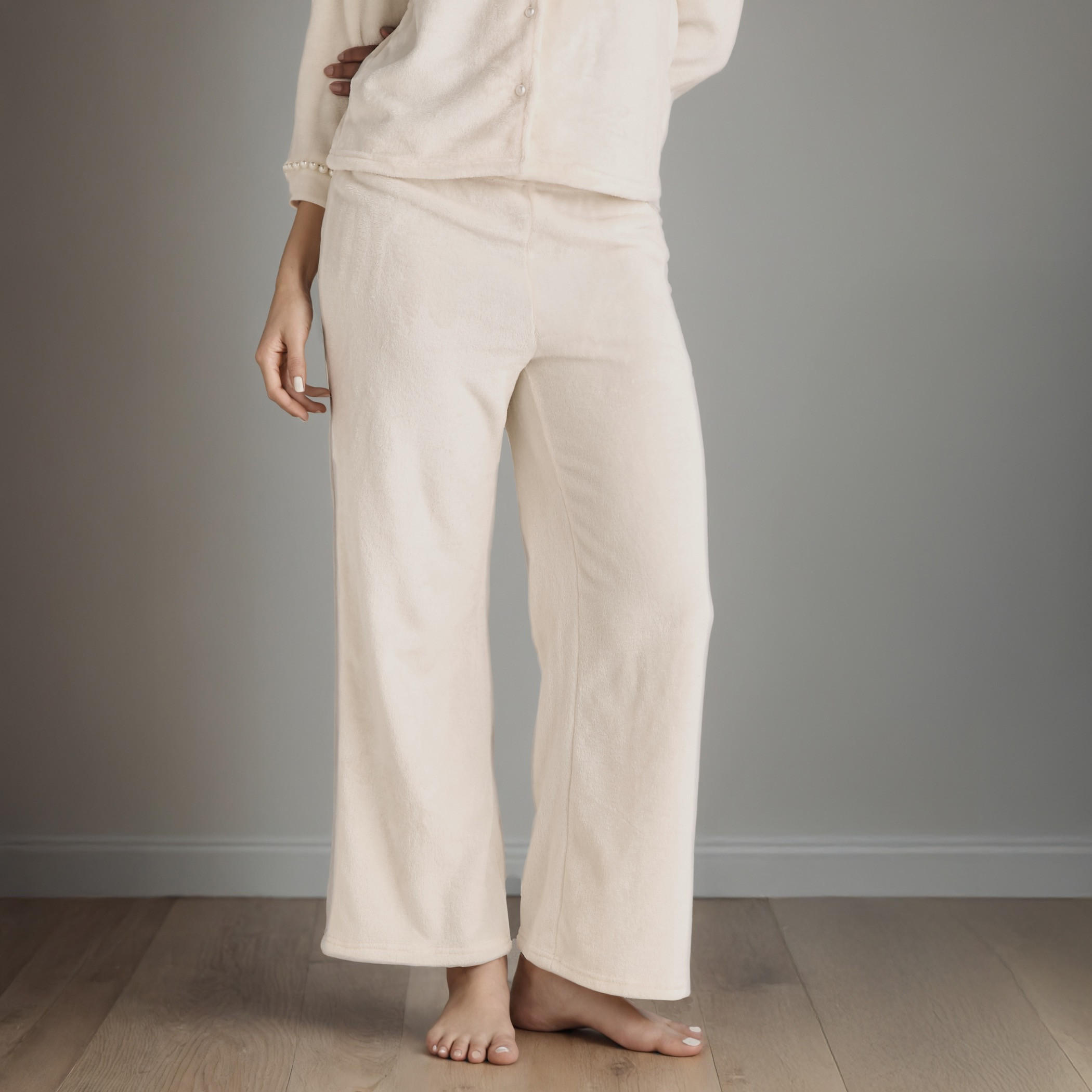 طقم بيجاما بارز الملمس-women-clothing-nightwear-pyjamas-longsets-image-4