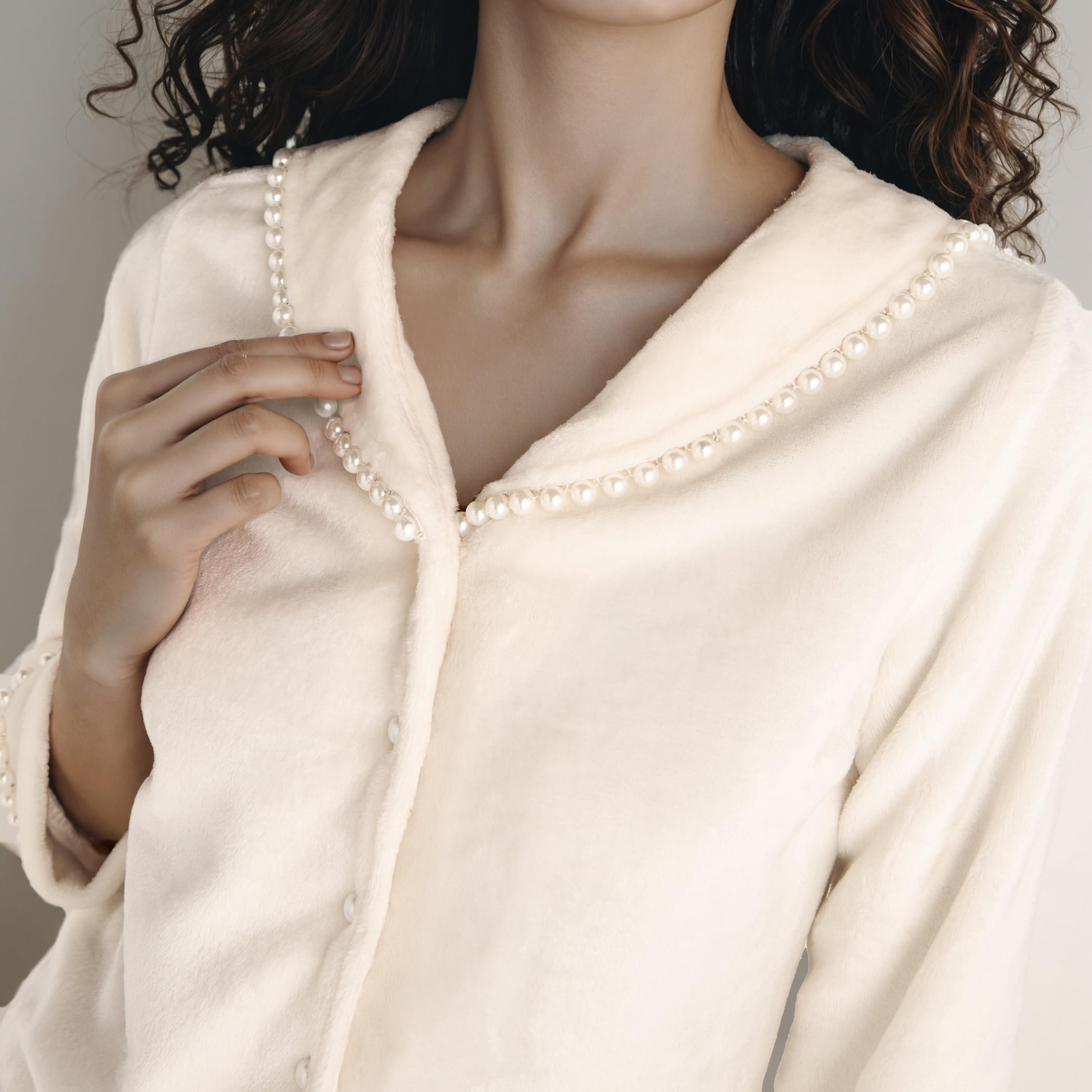 Textured Pyjama Set-women-clothing-nightwear-pyjamas-longsets-image-5