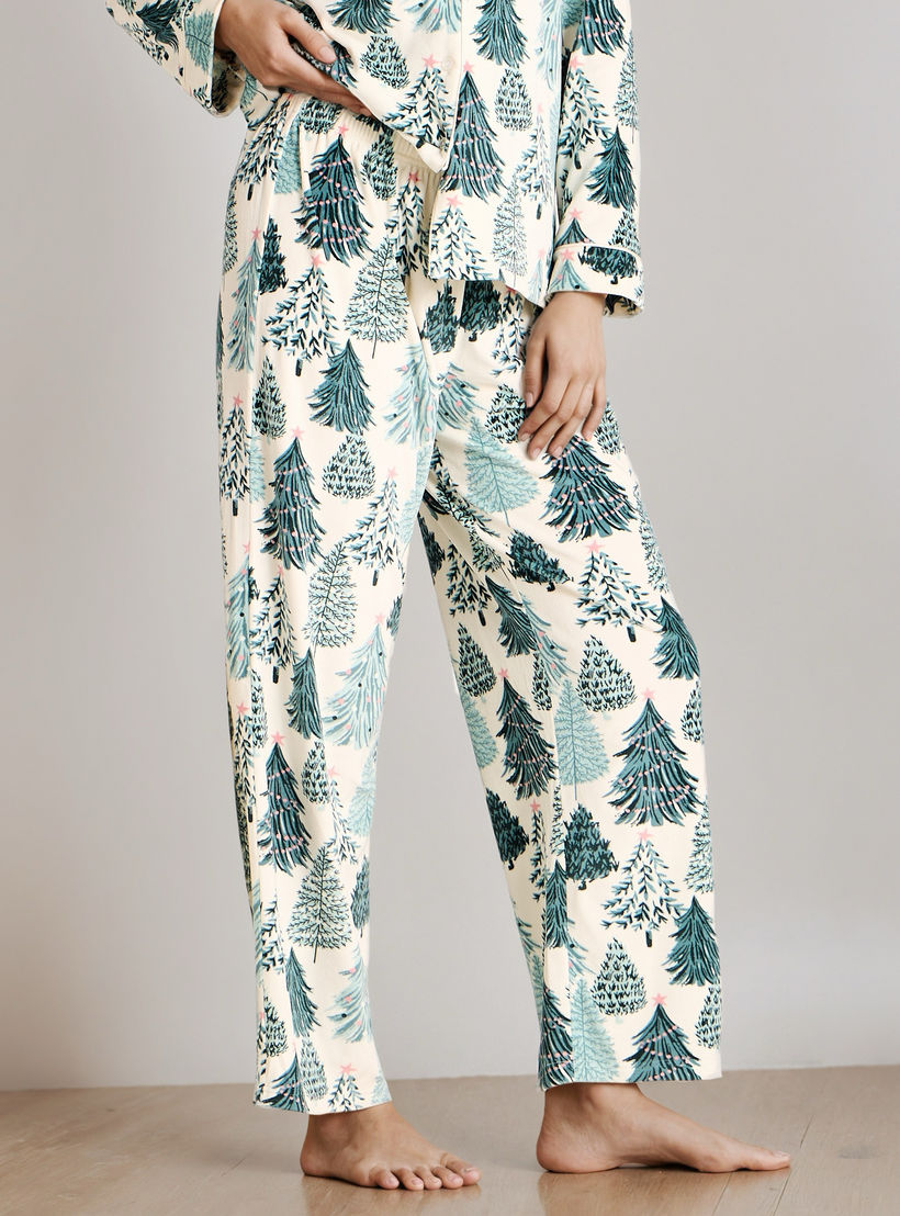 طقم بيجاما بطبعات-women-clothing-nightwear-pyjamas-longsets-image-3